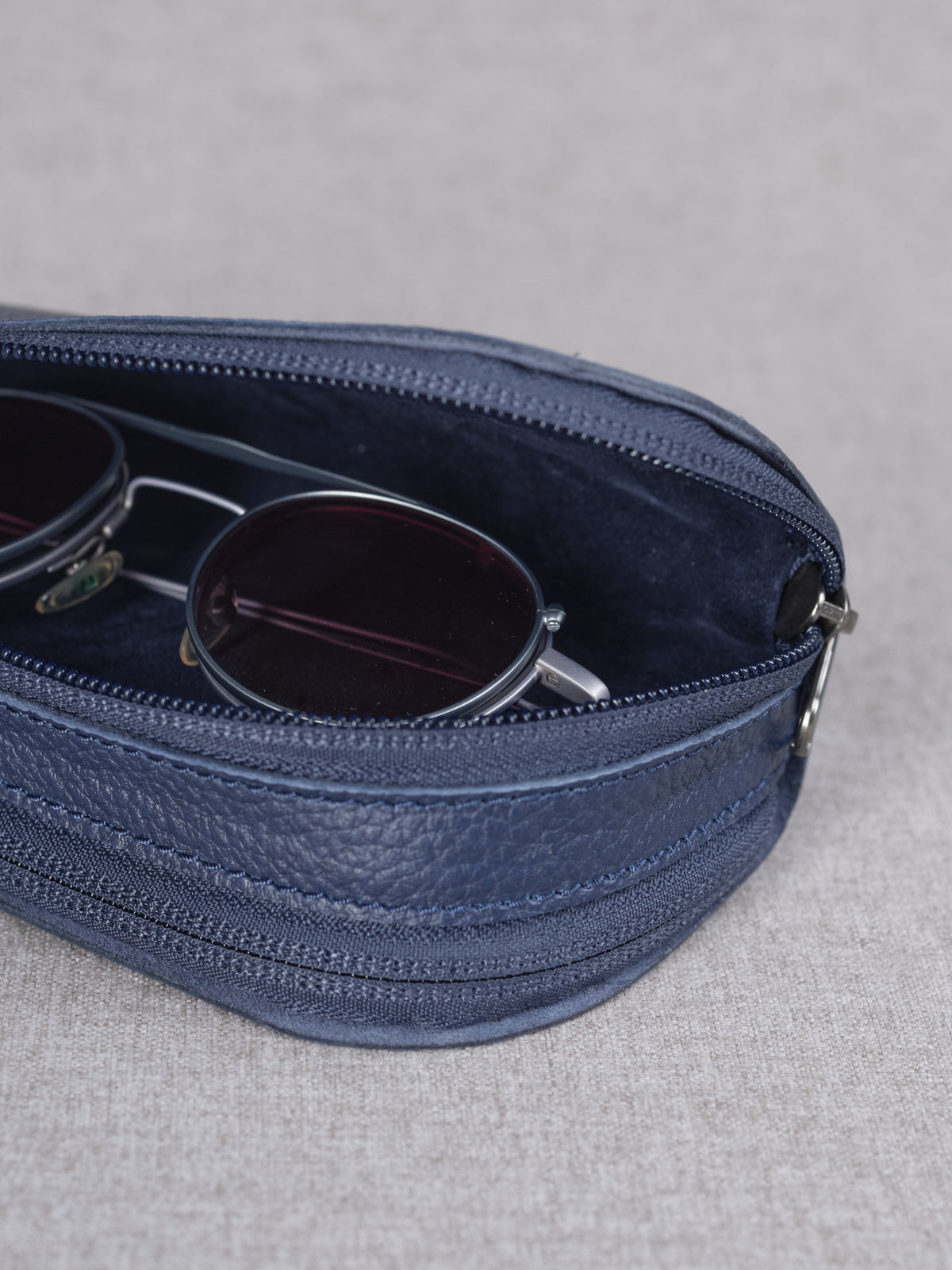 Double Glasses Case · Navy