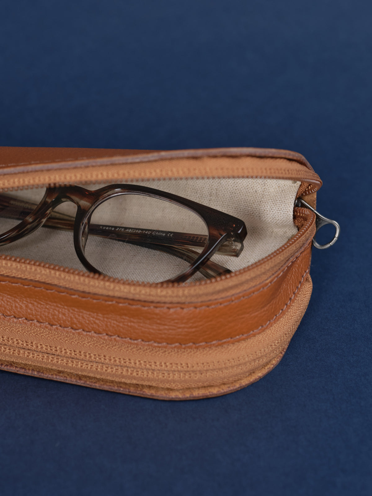 Double Glasses Case · Tan