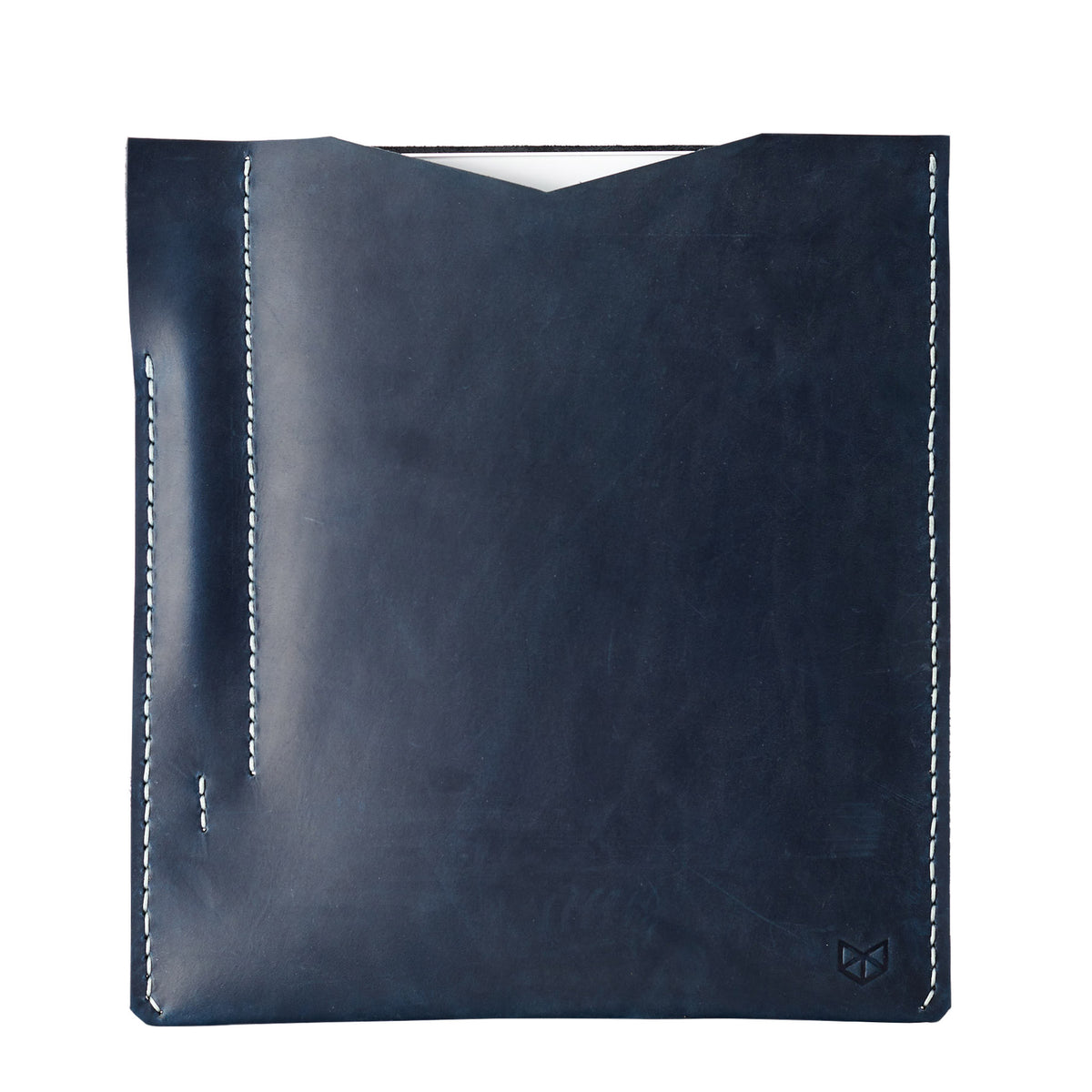Ocean blue leather sleeve for iPad pro 10.5 inch 12.9 inch. Mens gifts