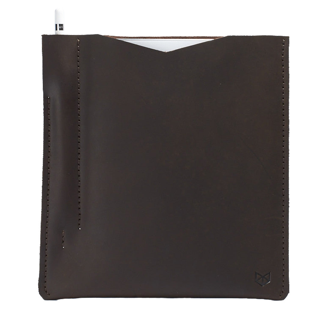 Marron leather sleeve for iPad pro 10.5 inch 12.9 inch. Mens gifts