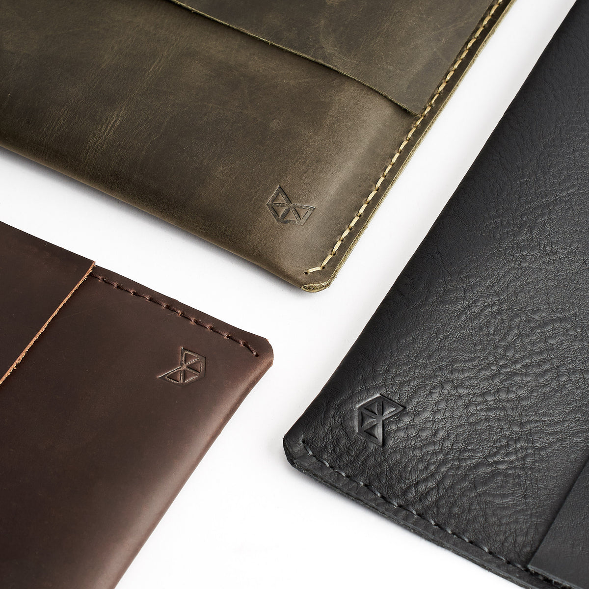 Pixelbook cases collection. Green Pixelbook Chromebook leather sleeve with  pencil holder