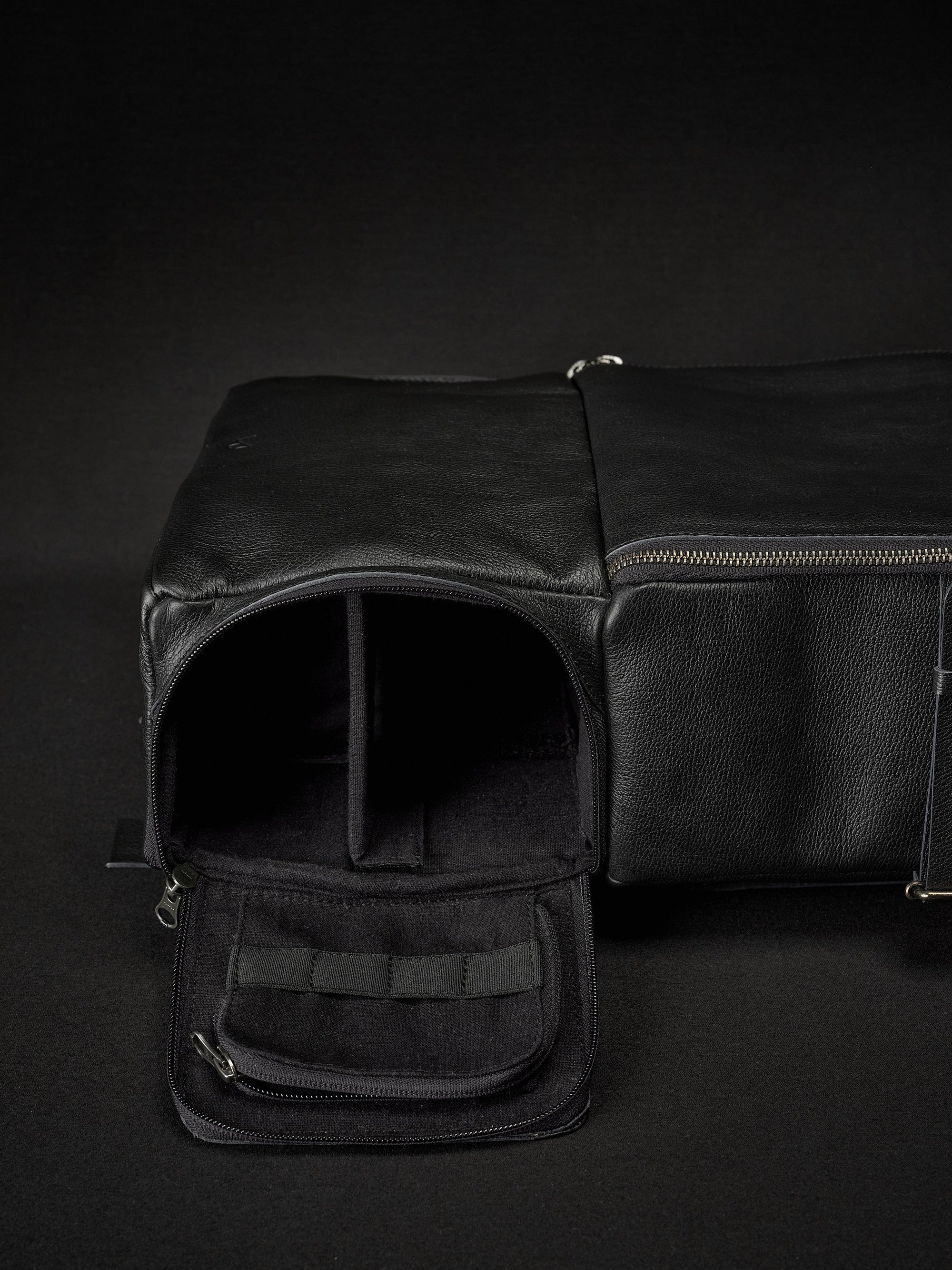 photography backpacks black by capra leather