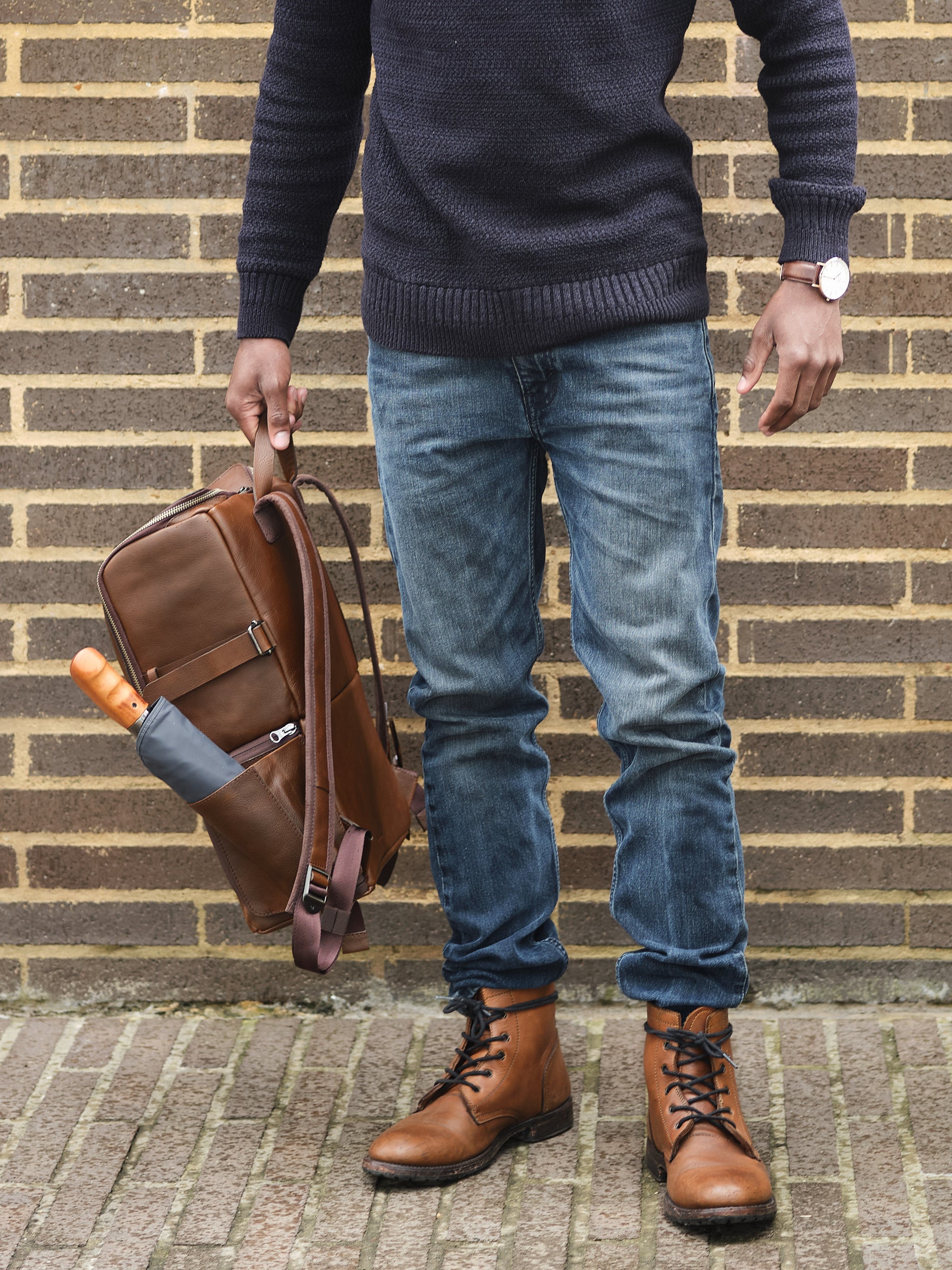 camera backpacks brown by capra leather