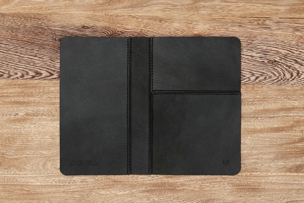 Everyday Carry. EDC Organizer Pad Black by Capra Leather