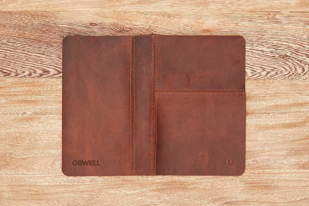 Everyday Carry. EDC Organizer Pad Distressed Tan by Capra Leather