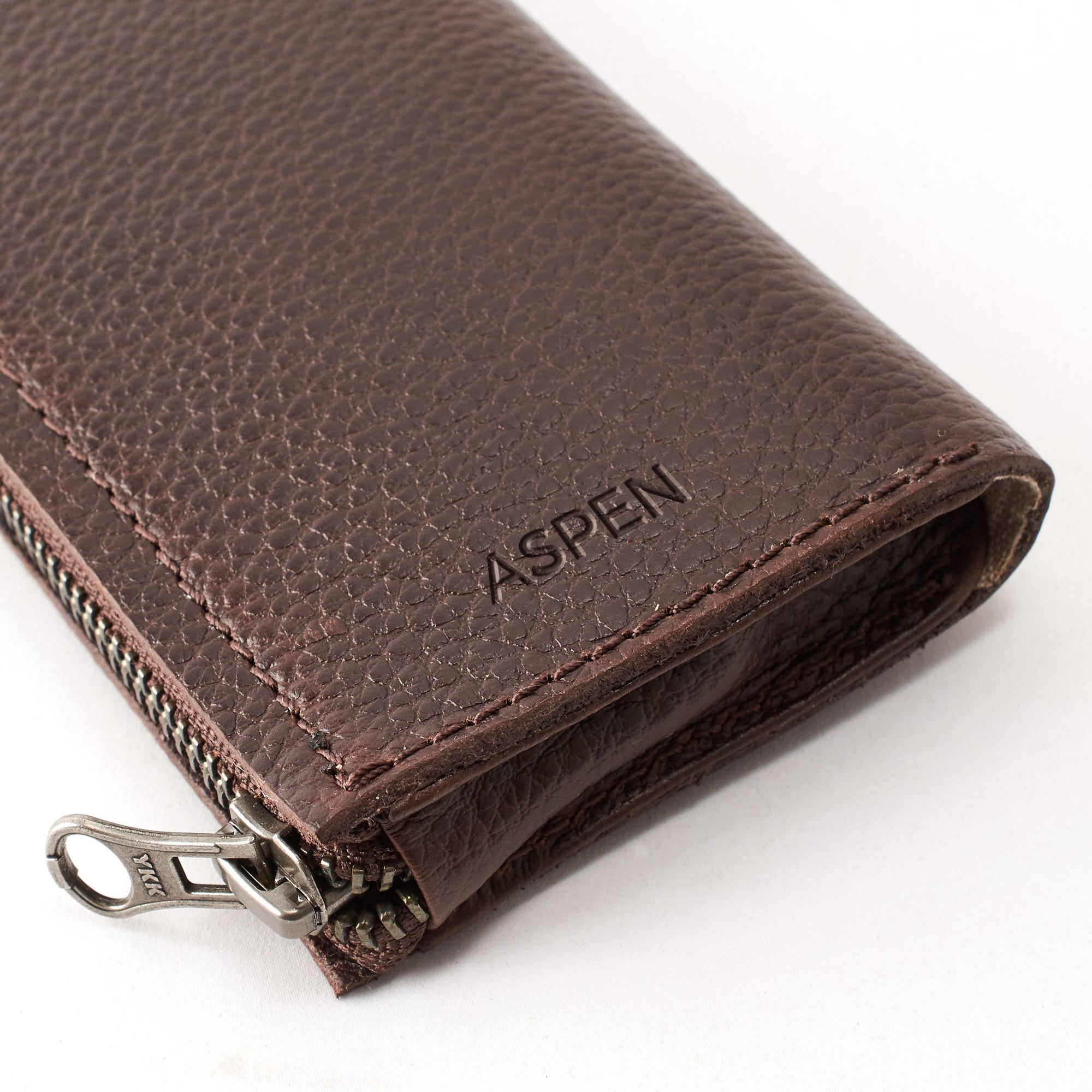 Custom Engraving. Dark brown leather Glasses case, sunglasses case, hand stitched leather sleeve for reading glasses