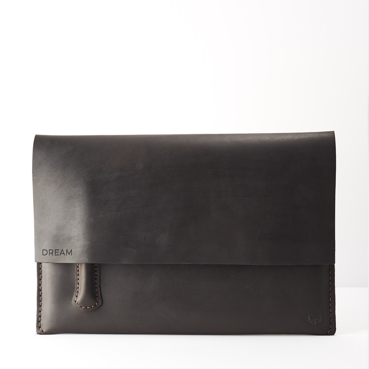 Custom Embossing. iPad Sleeve. iPad Leather Case Brown With Apple Pencil Holder by Capra Leather