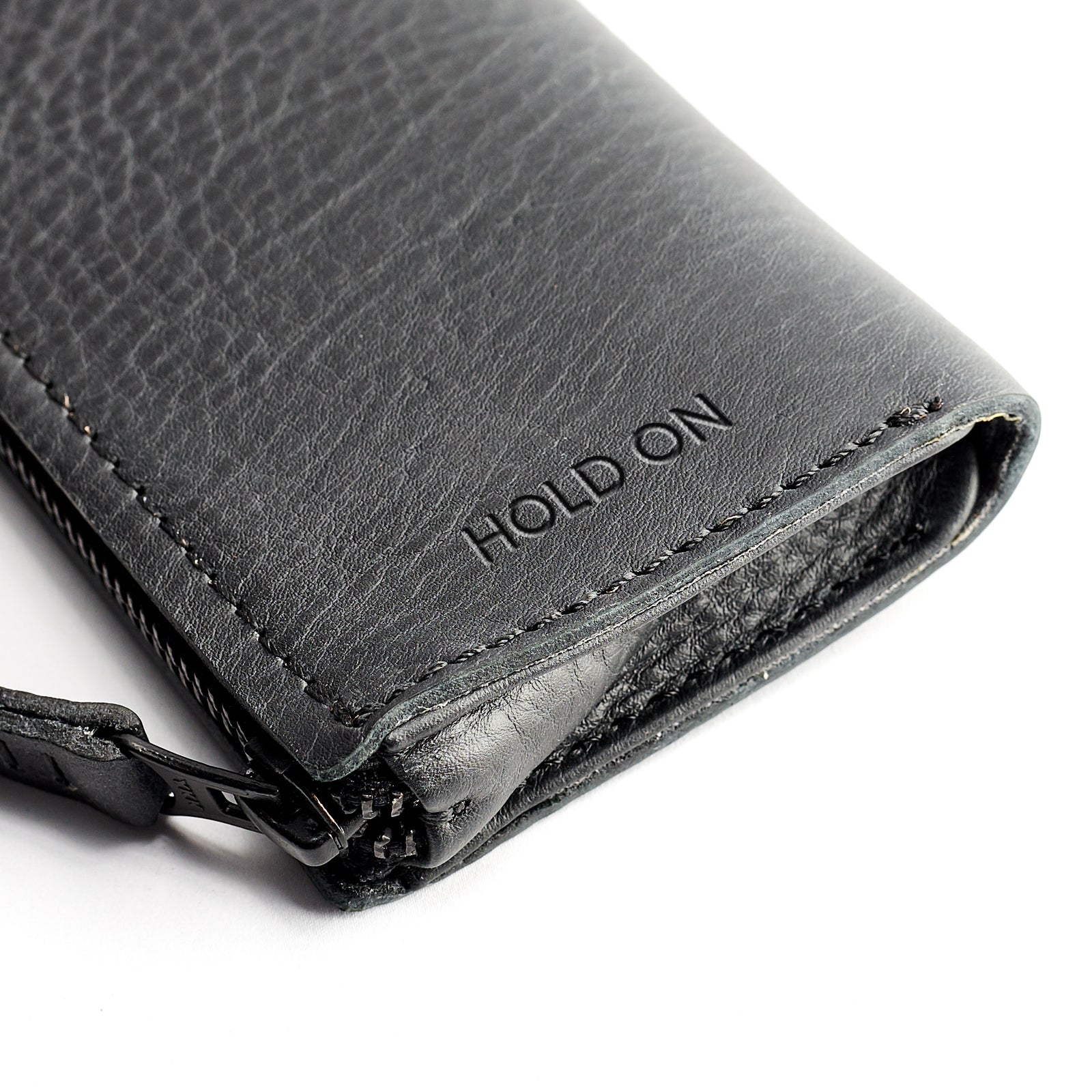 Engraving. Black leather Glasses case, sunglasses case, hand stitched leather sleeve for reading glasses