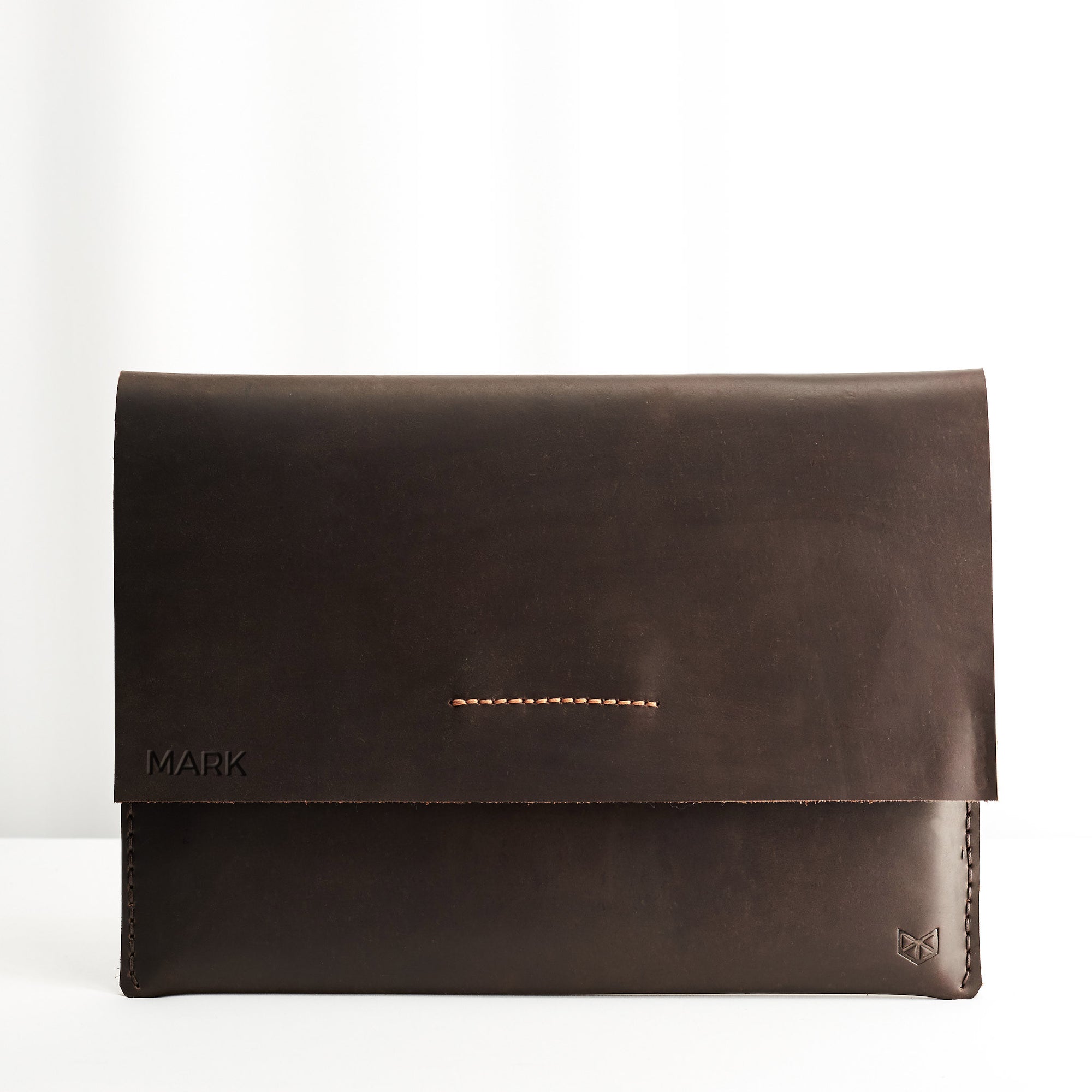 Custom engraving. Leather ASUS Zenbook Pro Duo Sleeve brown Case, ASUS laptop mens folio