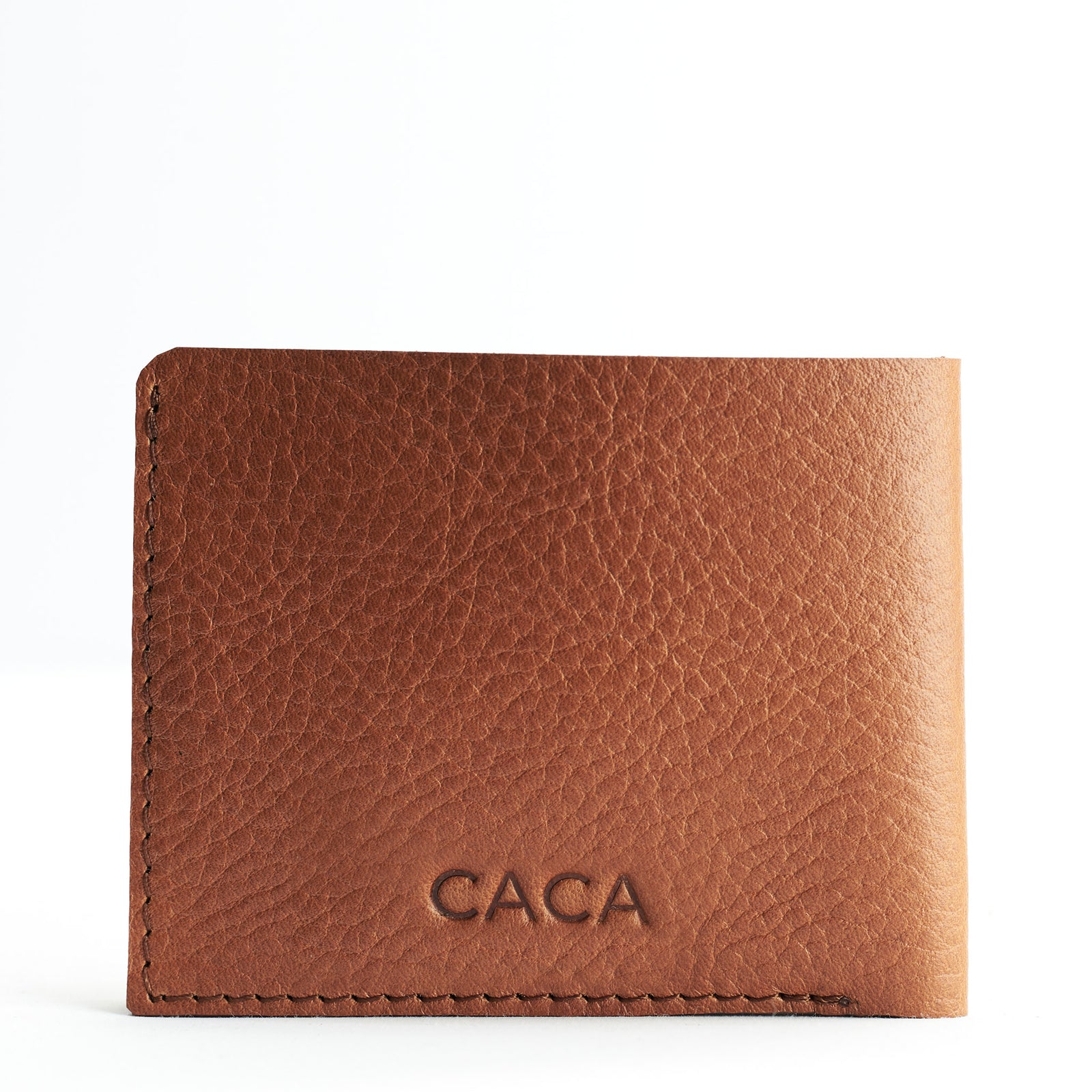 Custom engraving. Personalized light brown bifold wallet for mens gifts. Handmade minimalist wallet