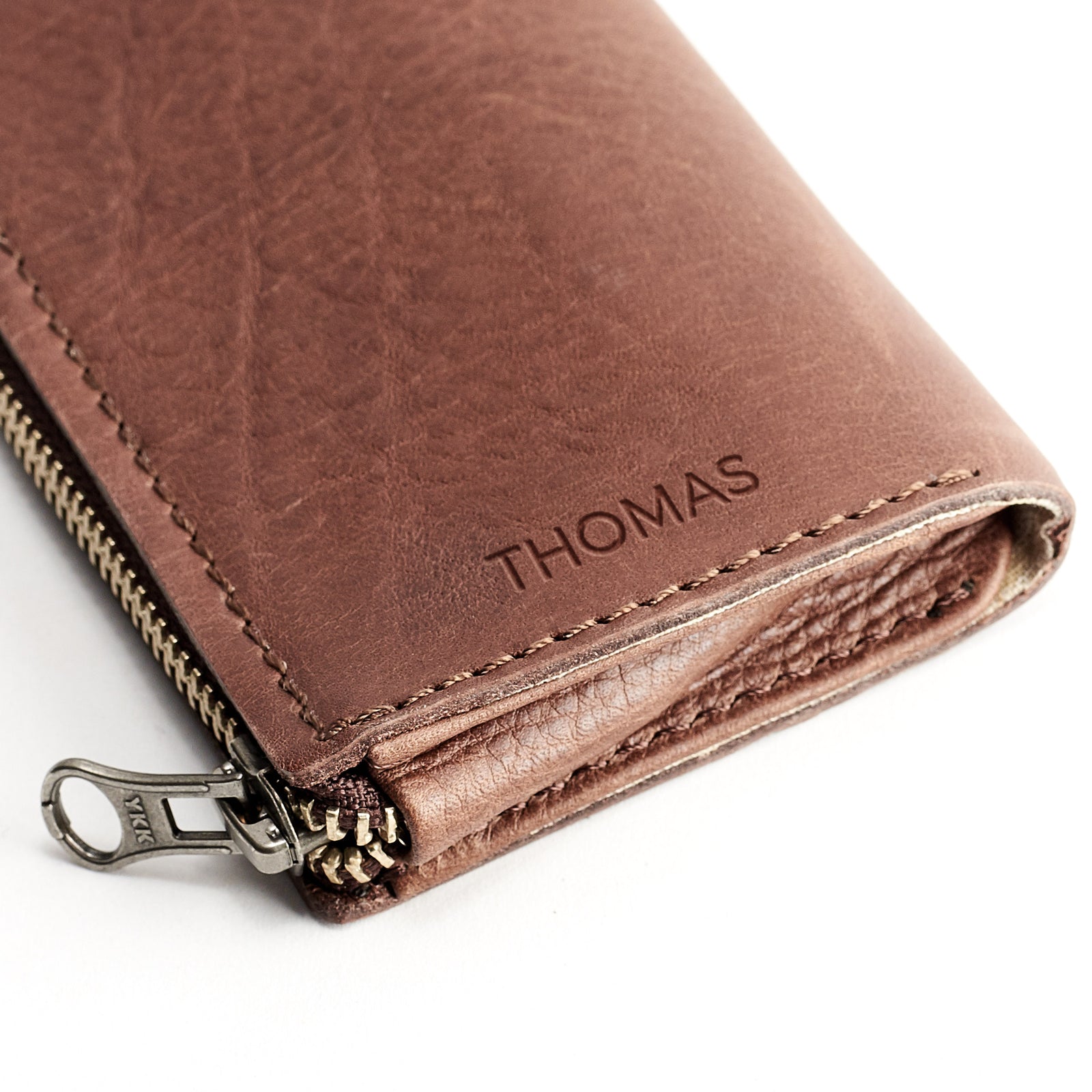 Engraving. Gifts for men. Brown leather Glasses case, sunglasses case, hand stitched leather sleeve for reading glasses