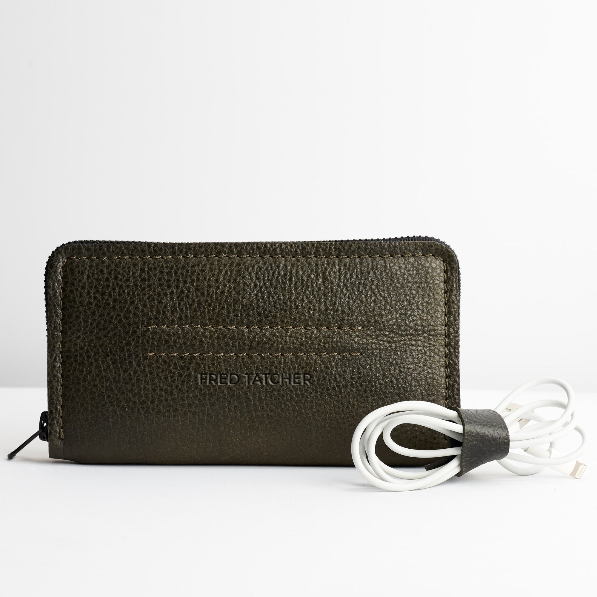 Custom engraving. Green leather iPhone case wallet stand. iPhone x, iPhone 10, iPhone 8 plus leather stand sleeve