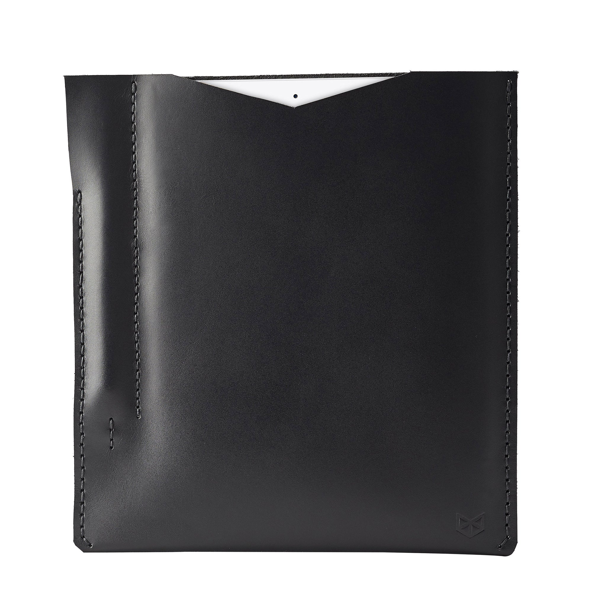 Black leather sleeve for iPad pro 10.5 inch 12.9 inch. Mens gifts