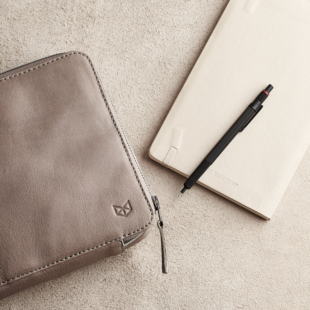 Stylish tech pouch for travel by Capra Leather