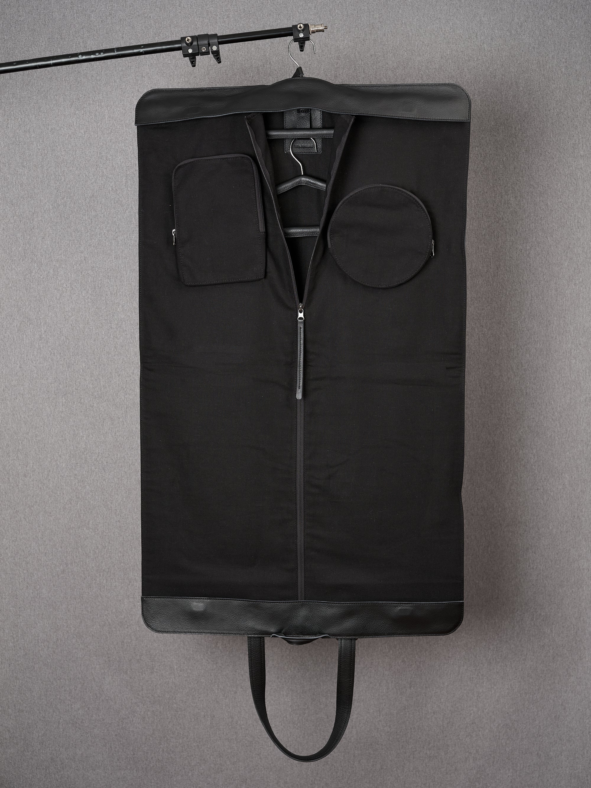 Garment Bag Black by Capra Leather