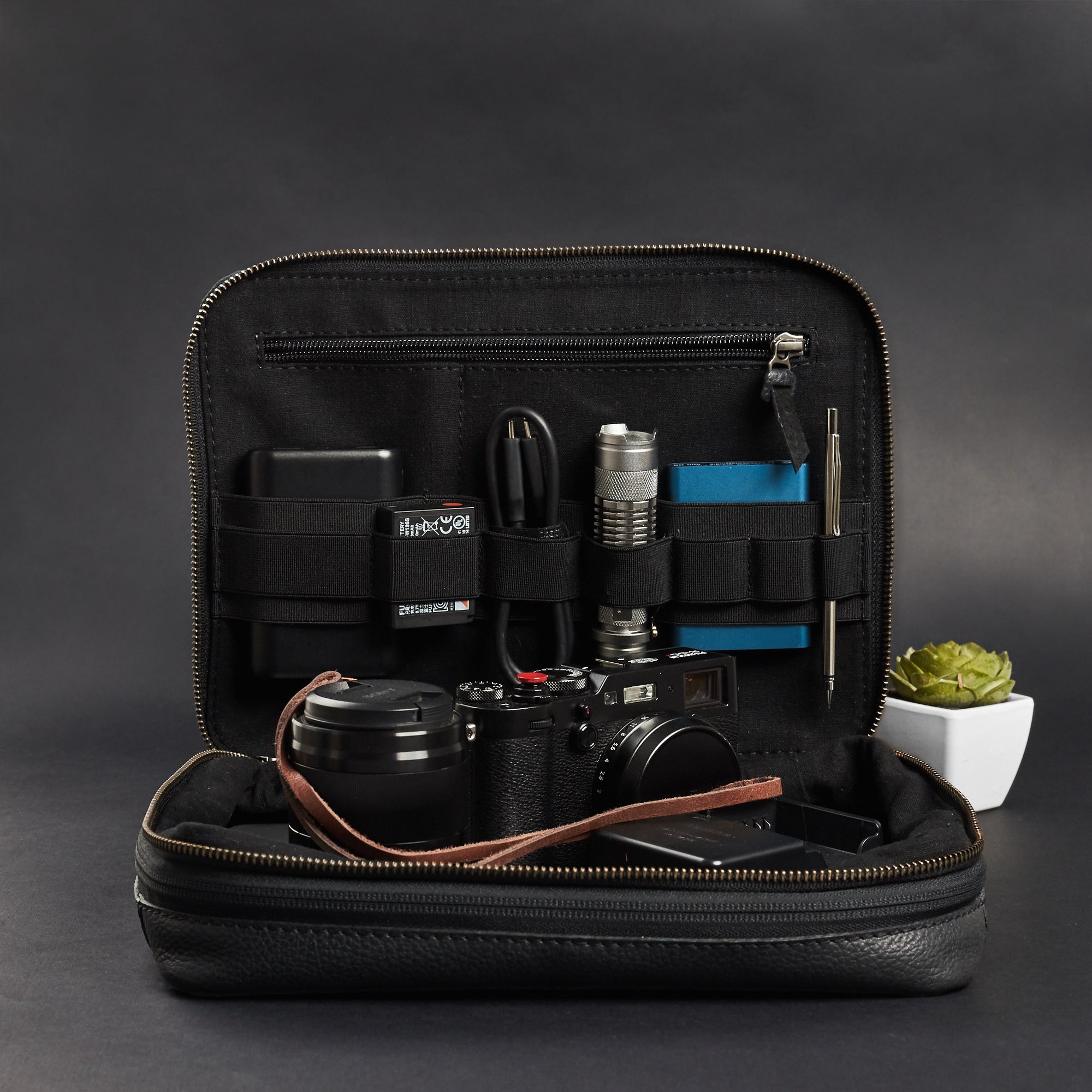 gear pouch Small Gear Pouch 2 · Black by Capra Leather