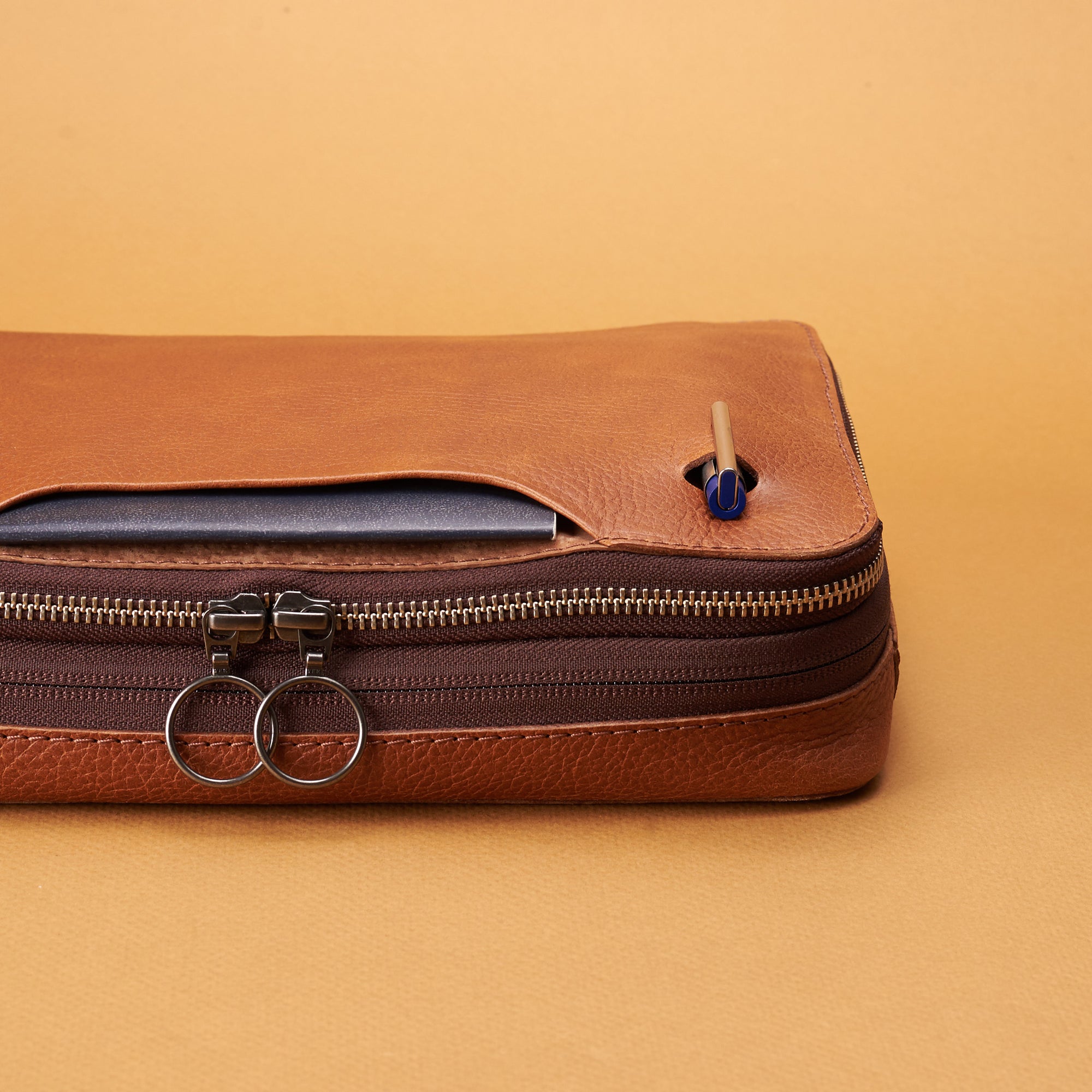 Small Gear Pouch 2 · Tan by Capra Leather