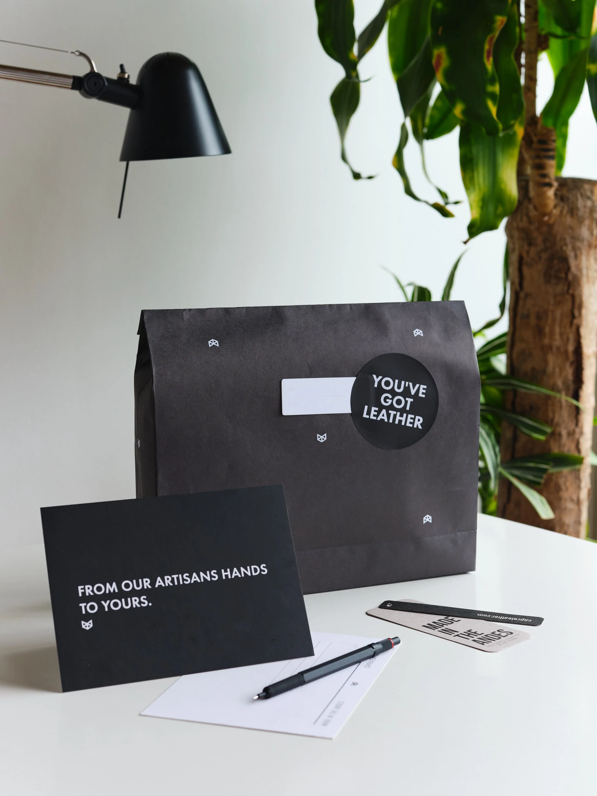 Gift for men. Gift Wrap by Capra Leather