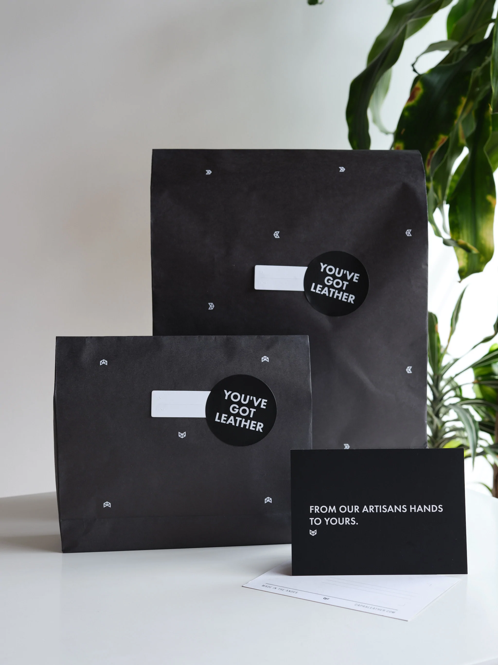 Valentine's for him. Gift Wrap by Capra Leather