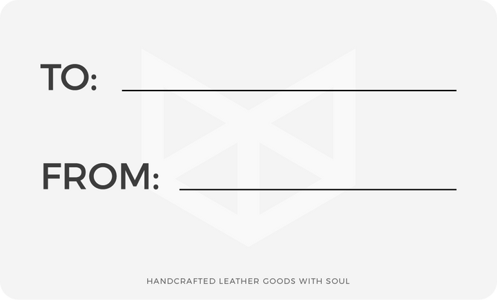 Gift Card by Capra Leather