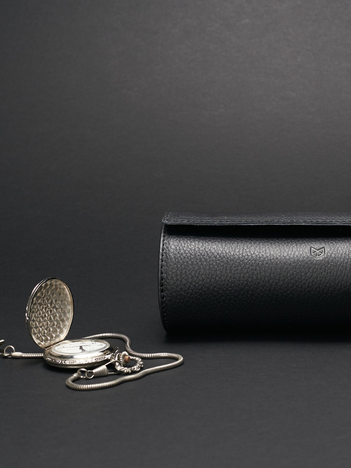 Hamilton watch travel case black