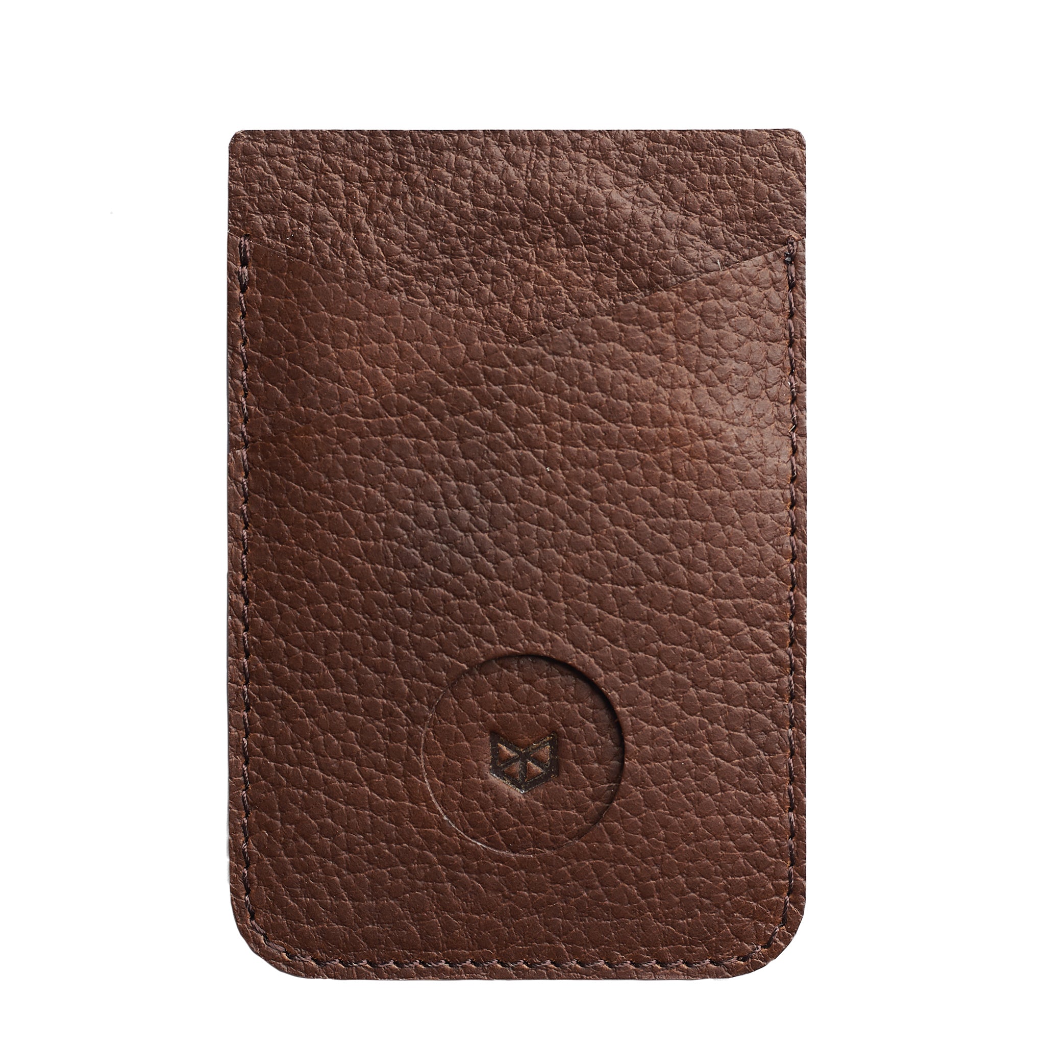 MagSafe iPhone Leather Wallet Card Holder · Brown by Capra Leather