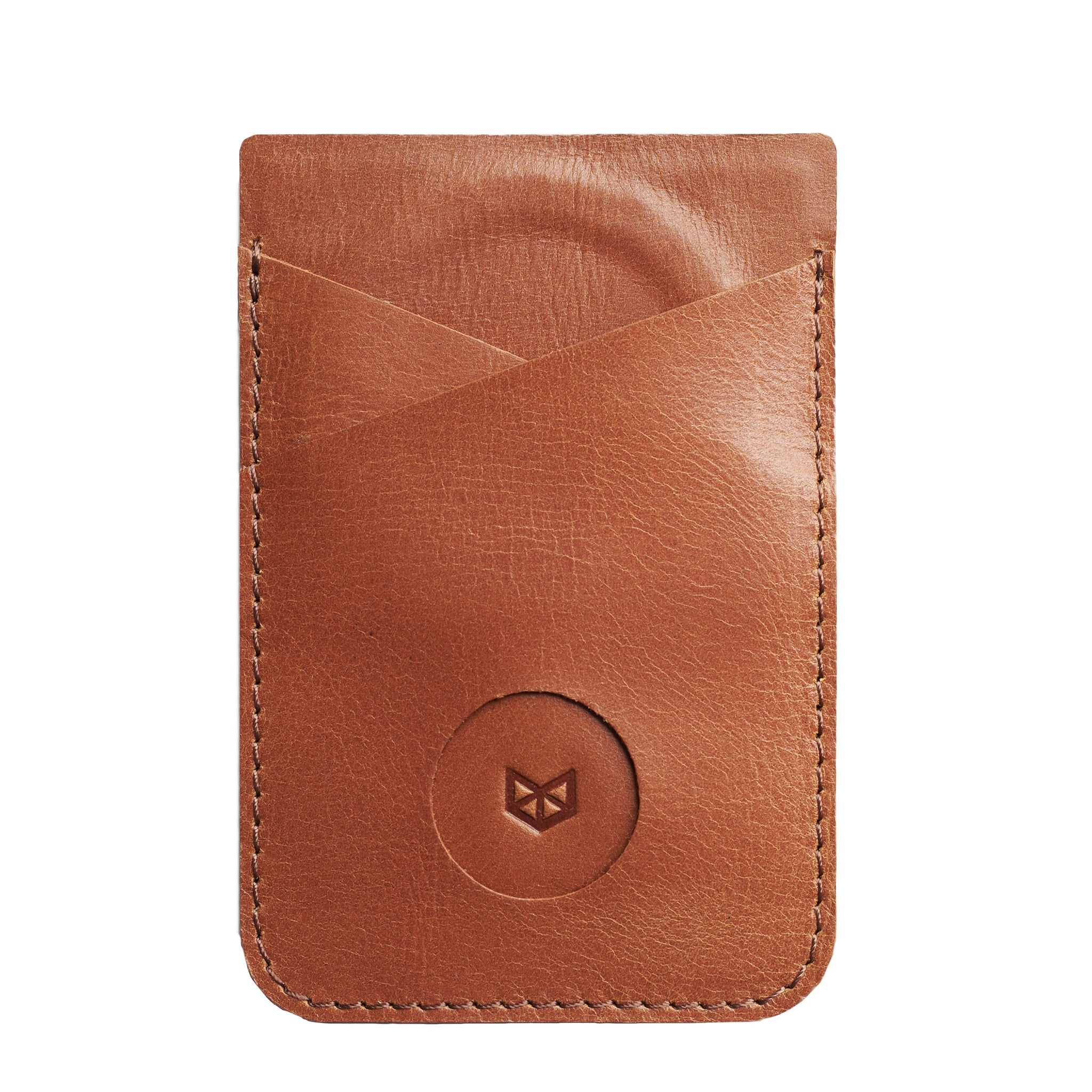 MagSafe iPhone Leather Wallet Card Holder Tan by Capra Leather MagSafe iPhone Leather Wallet Card Holder Tan by Capra Leather