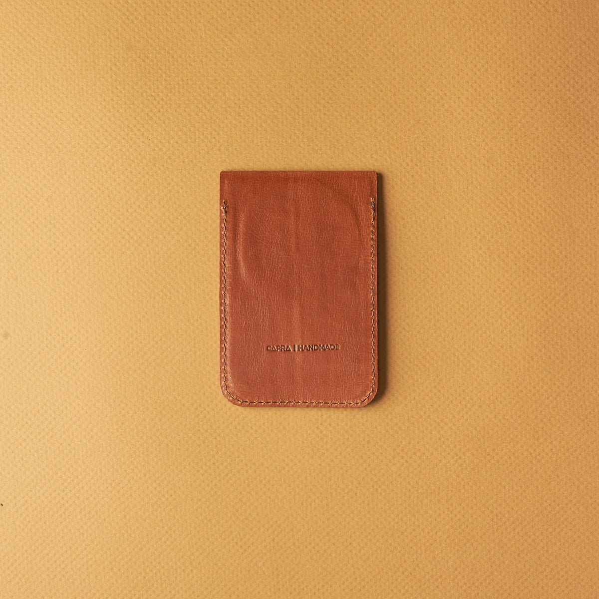 Back. Small Gear Travel Pouch 2 Tan by Capra Leather