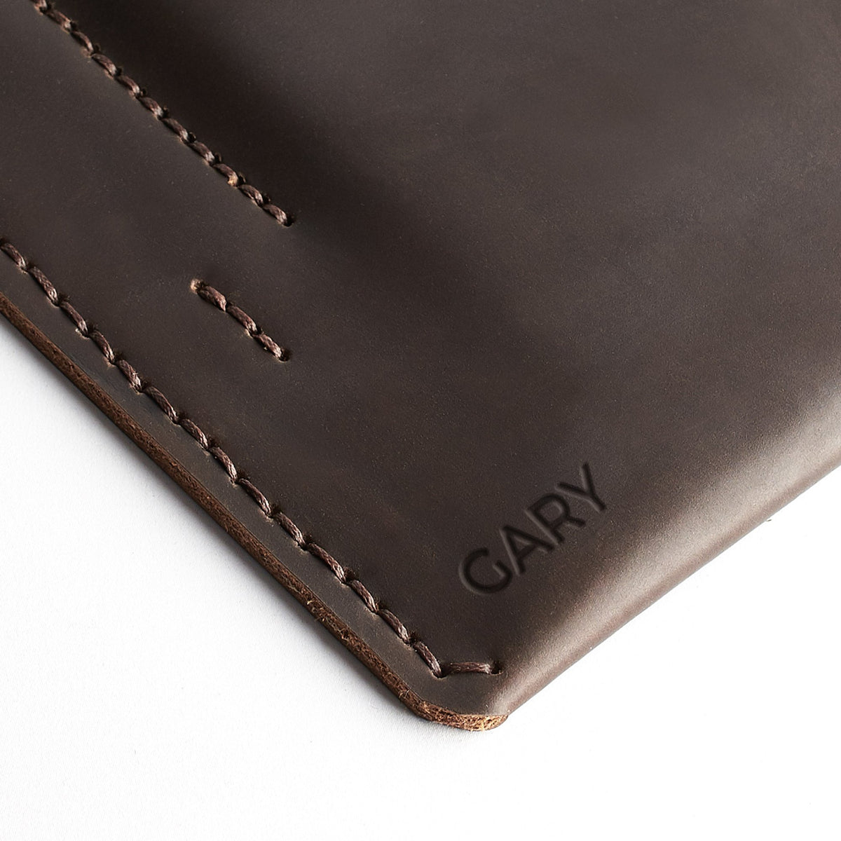 Custom engraving. Pixelbook Chromebook leather sleeve with  pencil holder