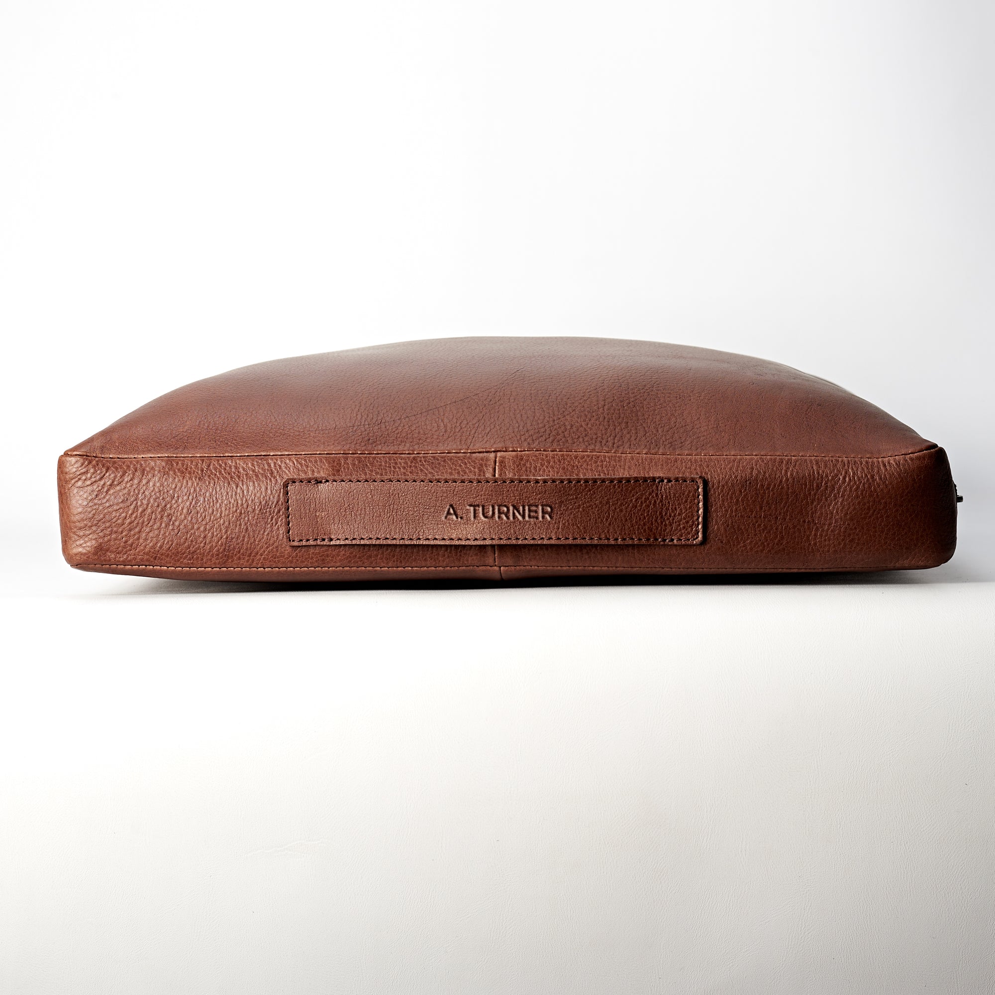 Engraving. travel meditation cushion. Leather meditation cushion, perfect for yoga and meditation. Modern squared zafu
