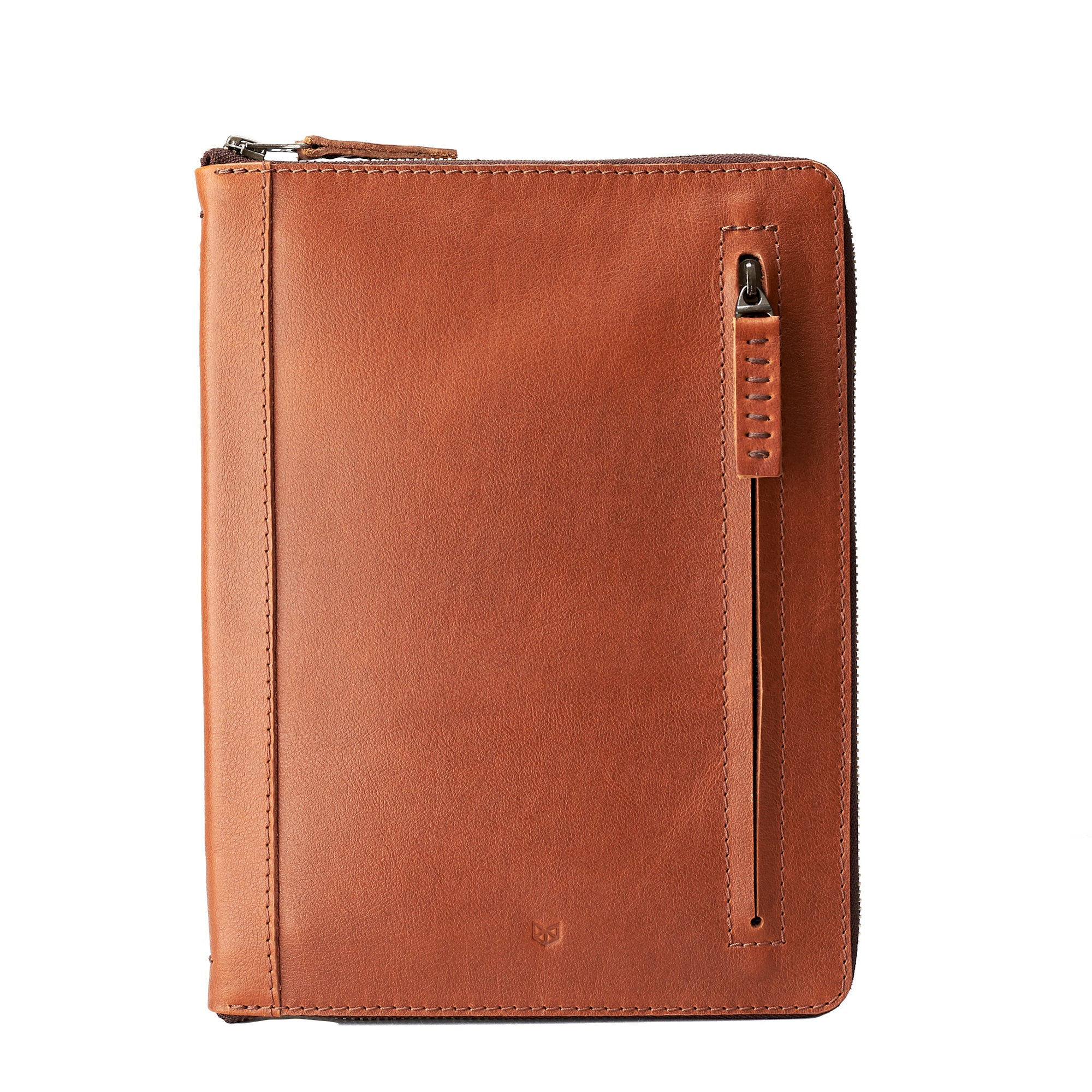 A5 leather notebook cover by Capra Leather. Gifts for artists.