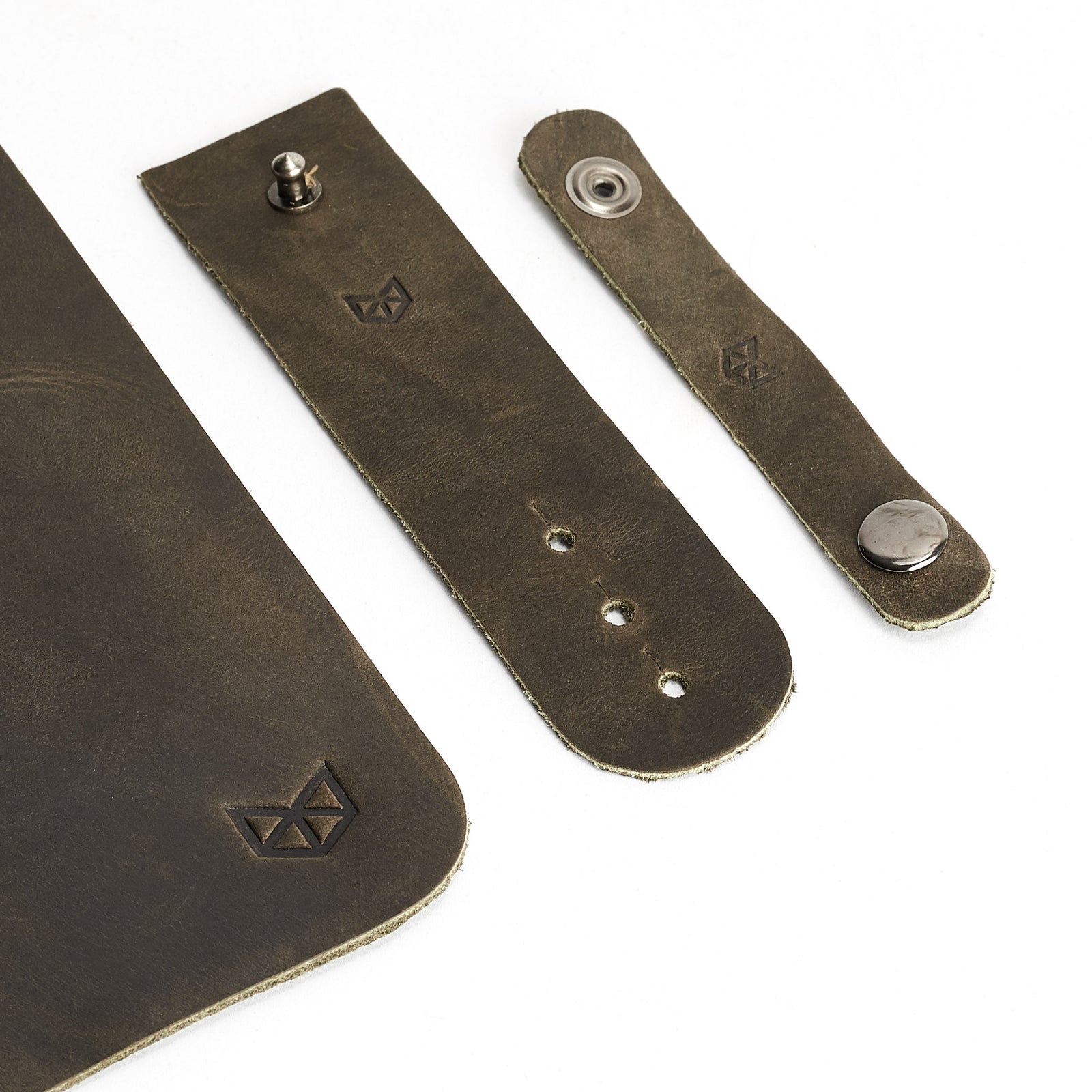 Minimalistic Green Leather Mouse Pad + Cable Organizers, Boyfriend gift, Mousepads, Personalized stationary, Custom office supplies