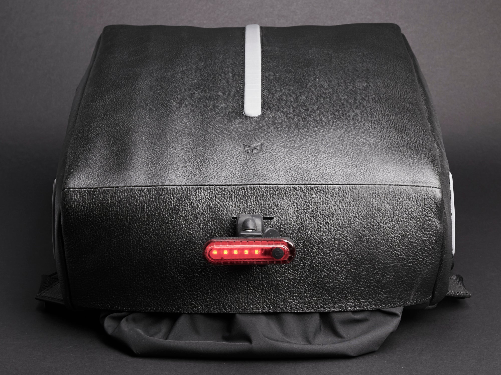 commuter bike backpack black by capra leather