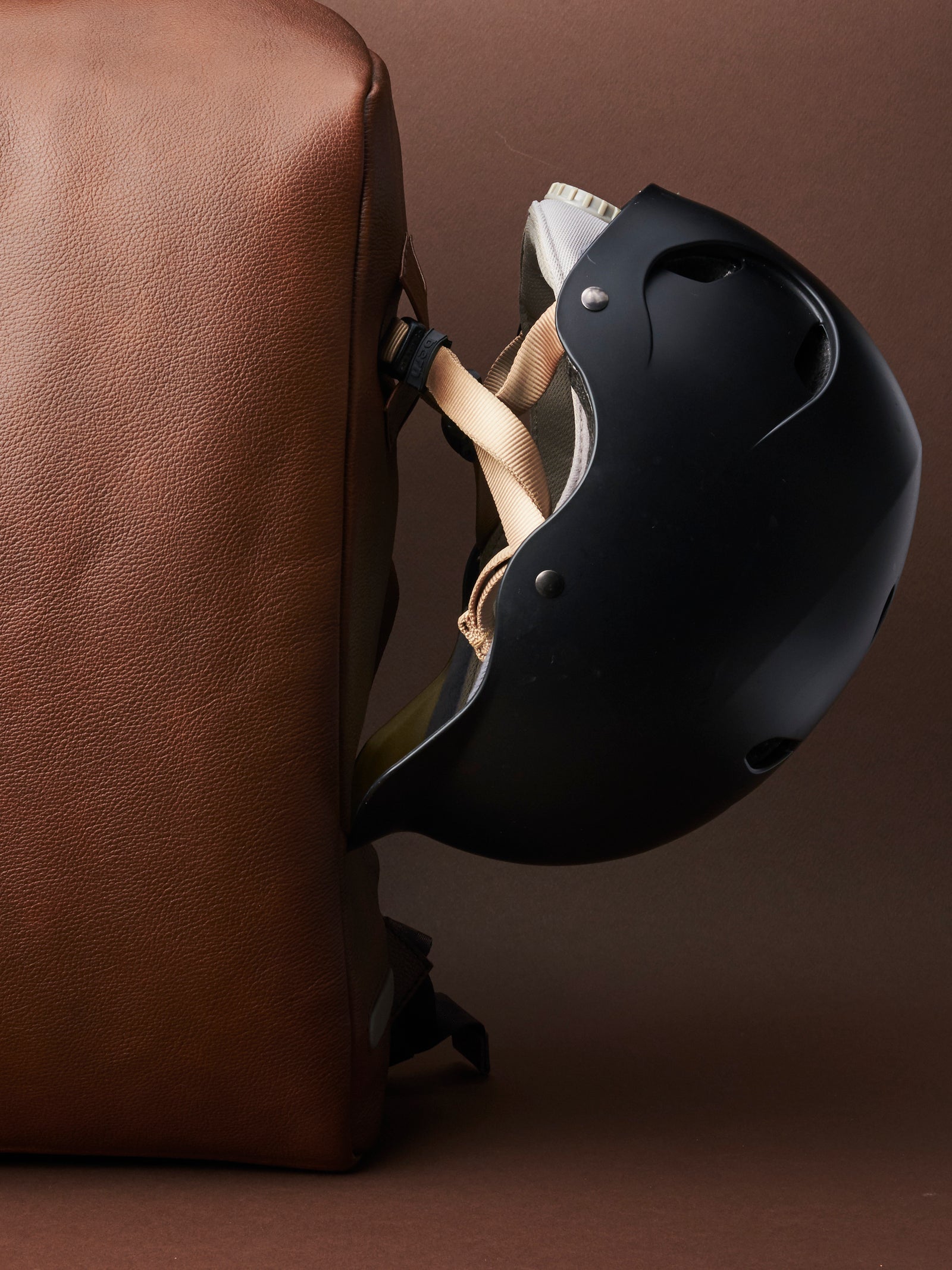 leather backpack brown by capra