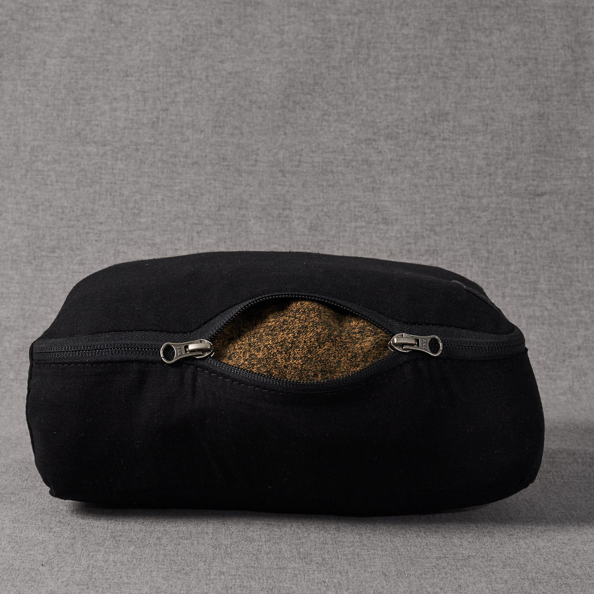 Black Linen Packing Cubes, Clothes Storage by Capra Leather
