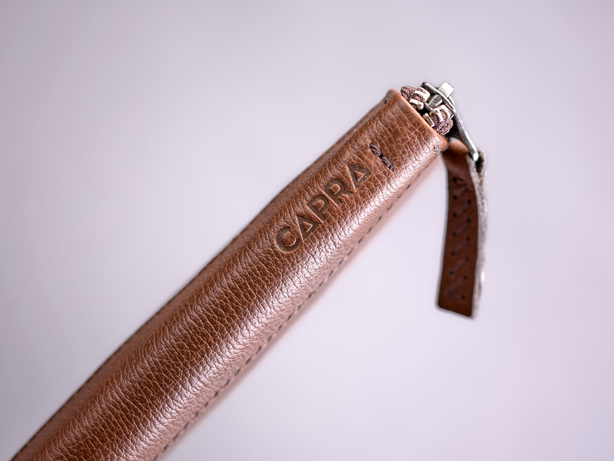 Handmade. Brown Passport Holder for travelers, document organizer, travel journal by Capra Leather