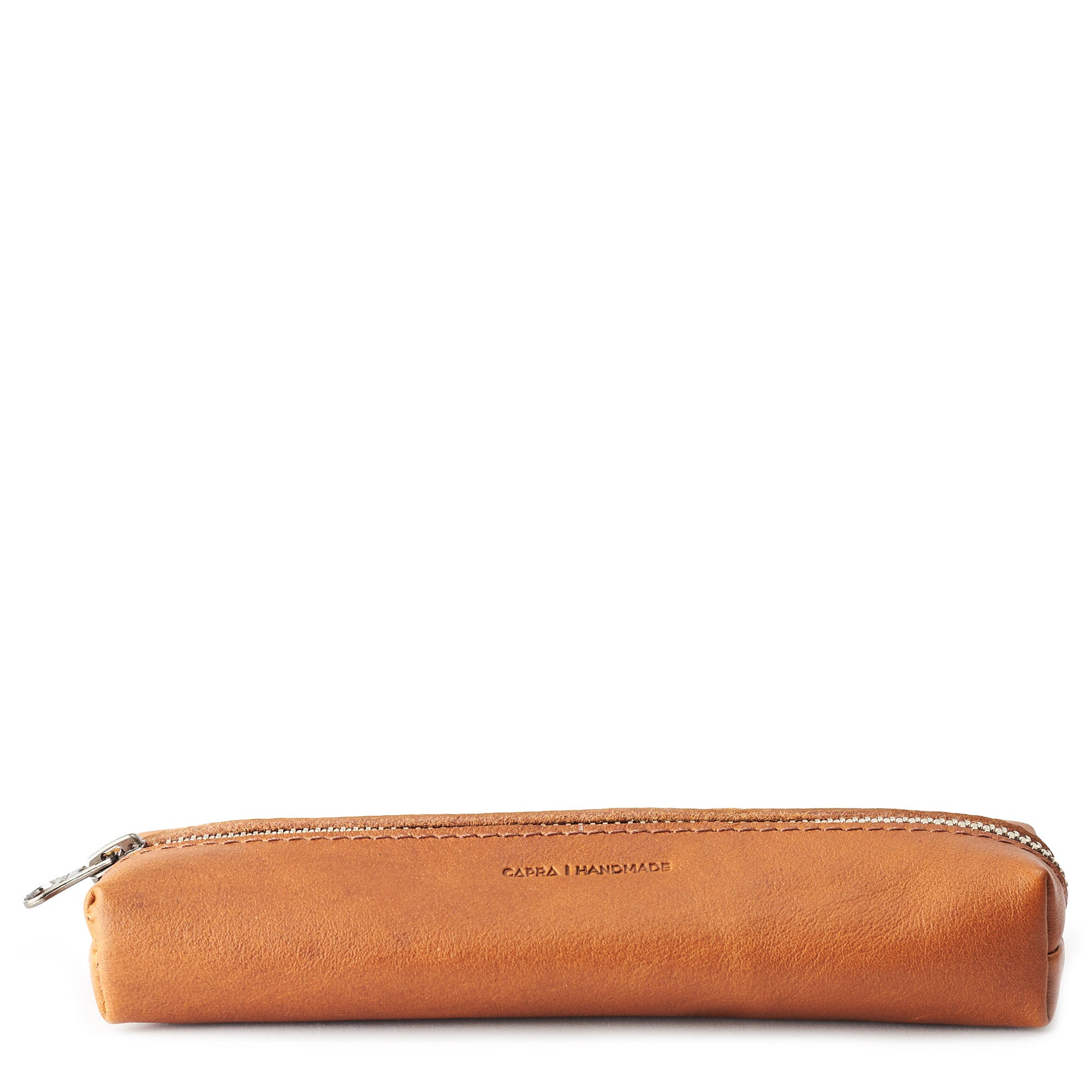 Handmade Tan Pencil Case by Capra Leather