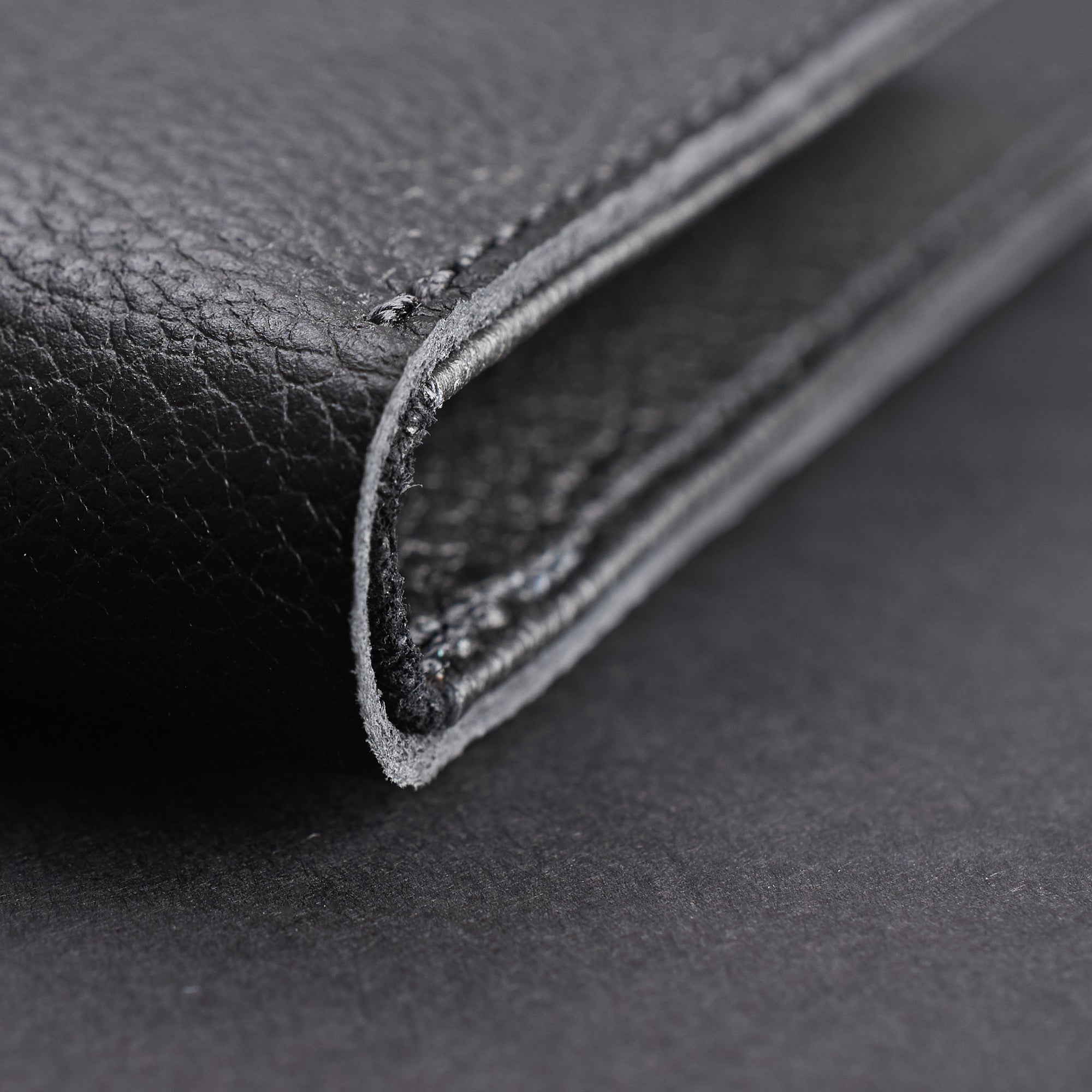 Full grain leather. Pocket Passport Holder Travel Wallet Black by Capra Leather