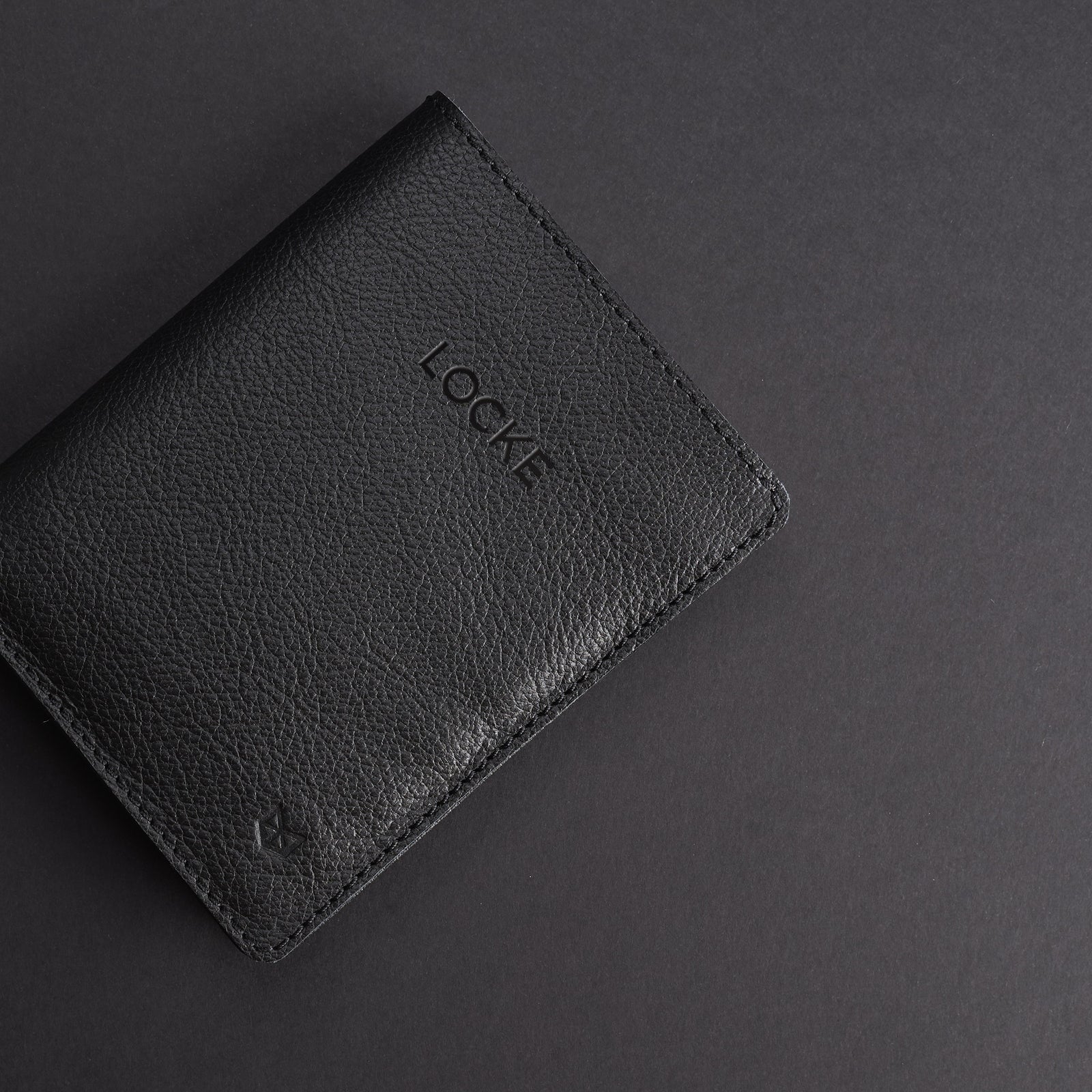 Custom engraving. Pocket Passport Holder Travel Wallet Black by Capra Leather