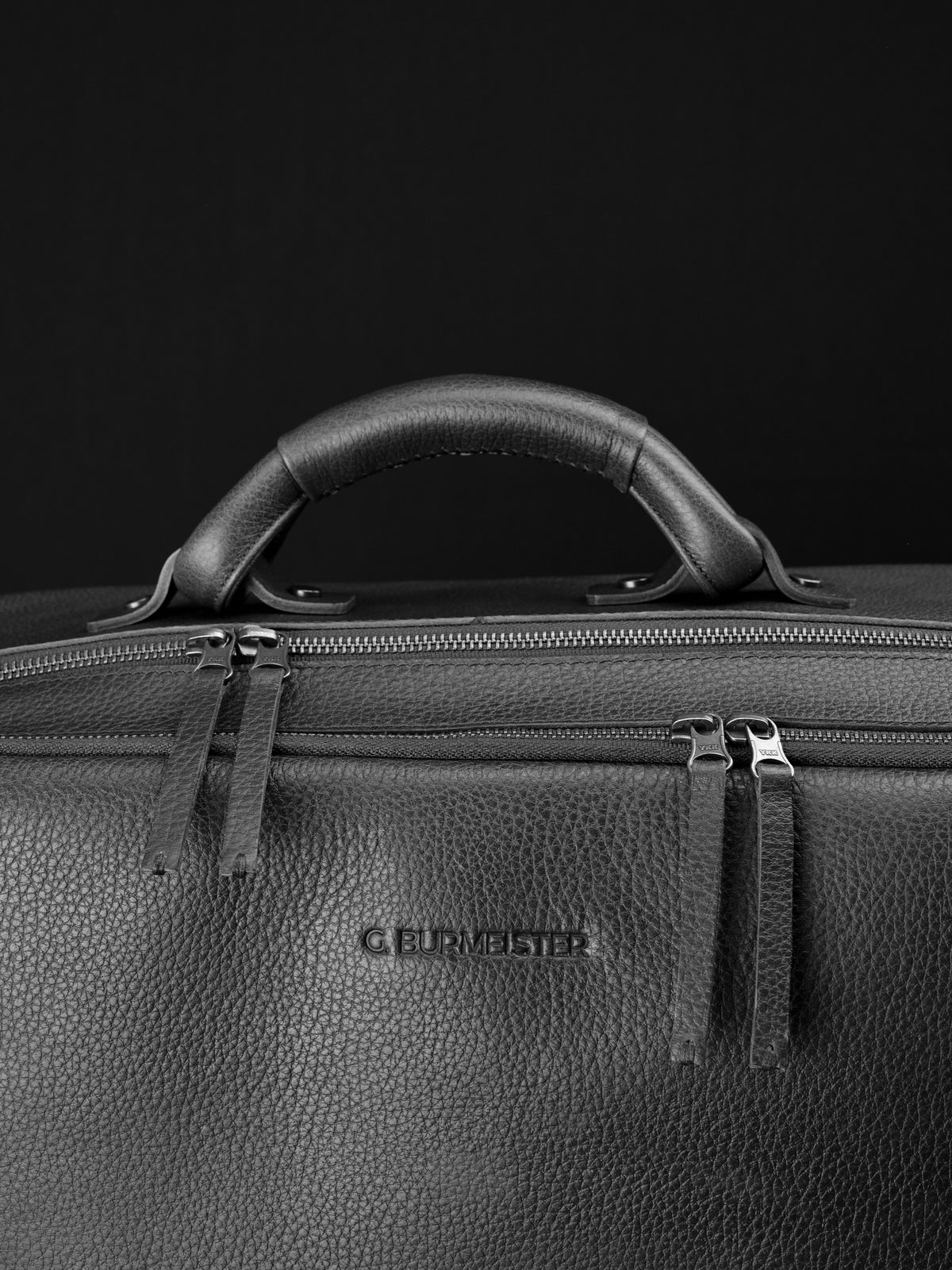 Custom Engraving. Duffle Bag by Capra Leather