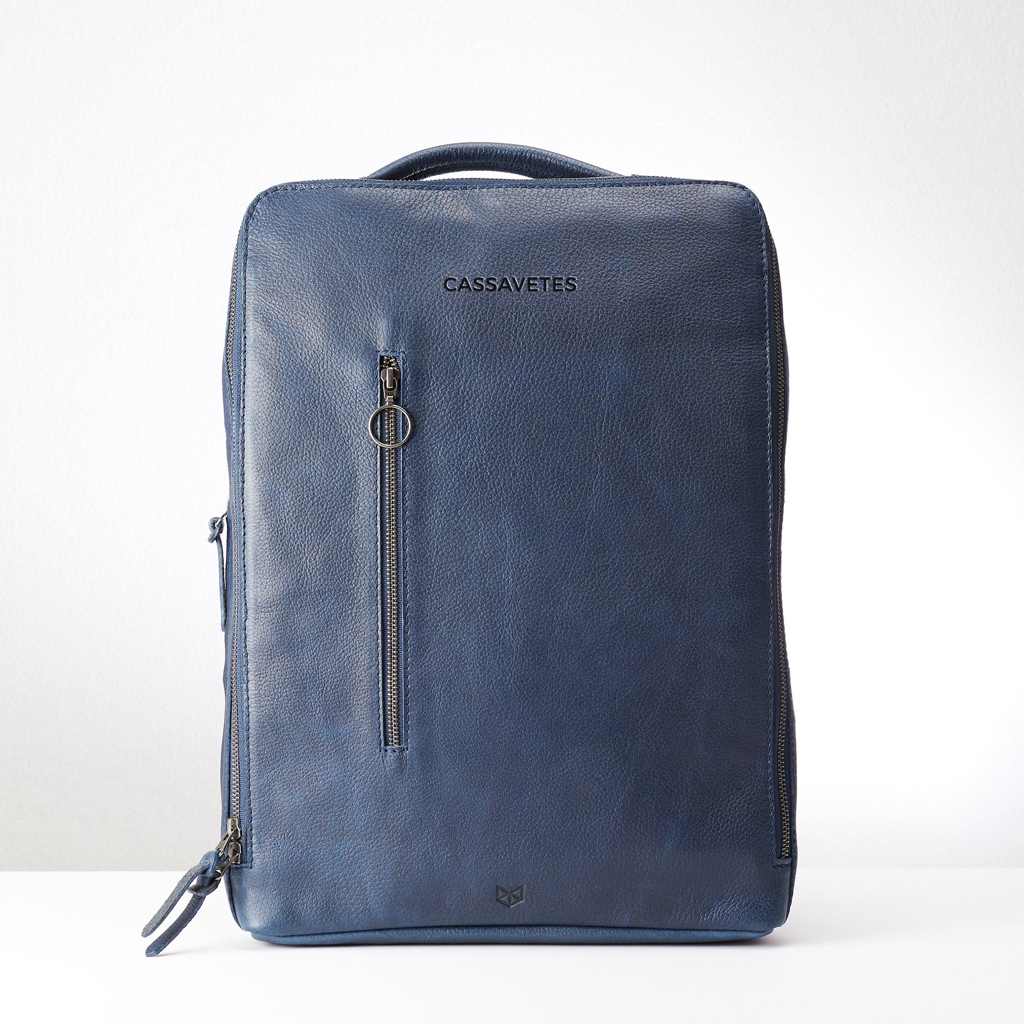 stylish backpacks for men navy by capra leather