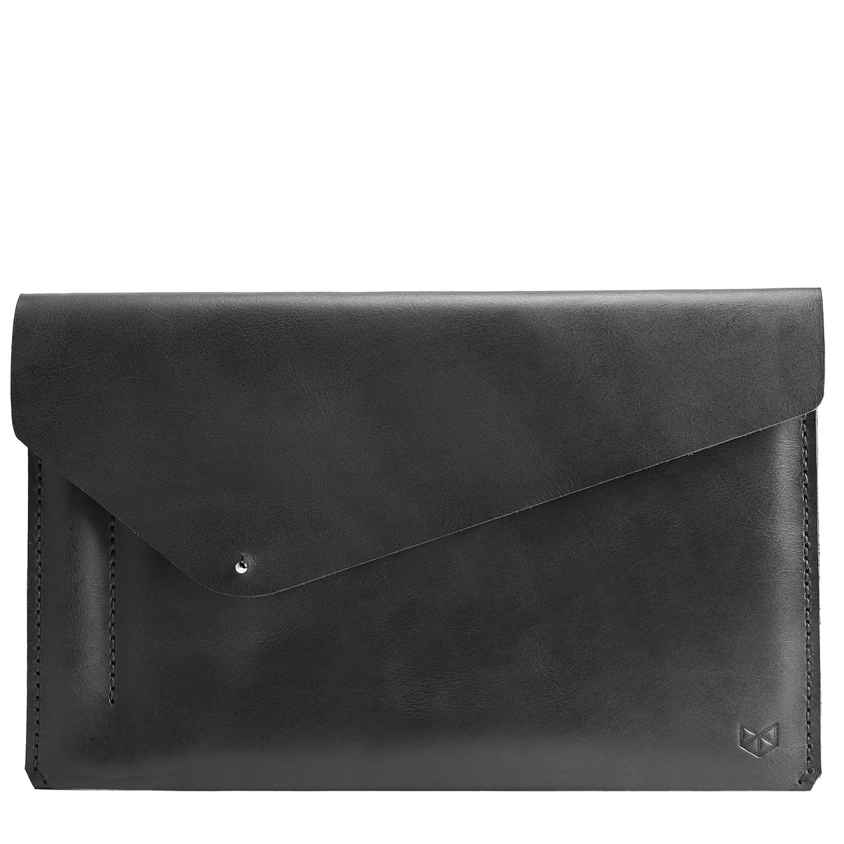 Cover. Black Leather reMarkable 1 Cover Case Sleeve With Marker Holder by Capra Leather