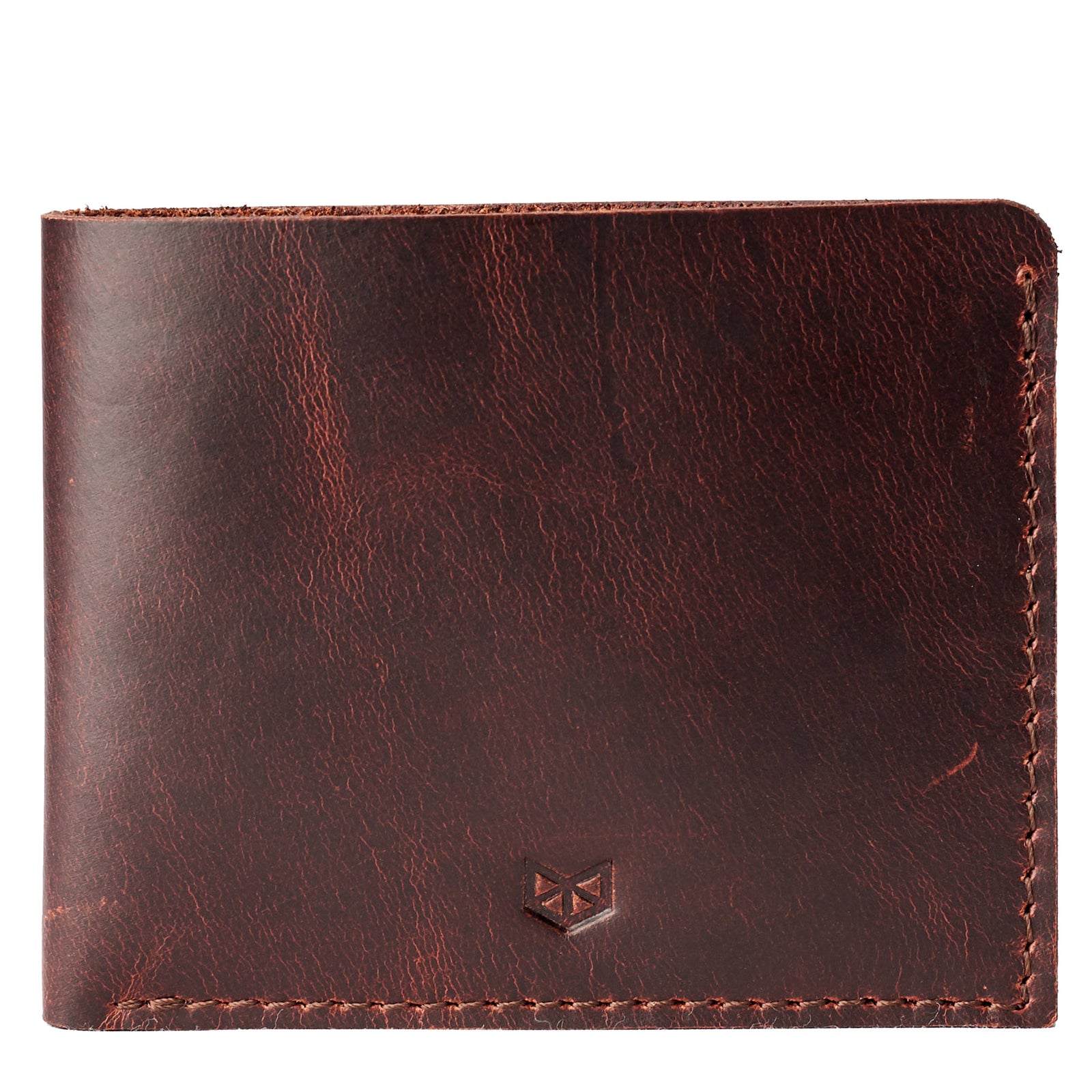 Wallet kit. Leather coñac slim wallet gifts for men handmade accessories. minimalist full grain leather thin wallet. Made by Capra Leather. 