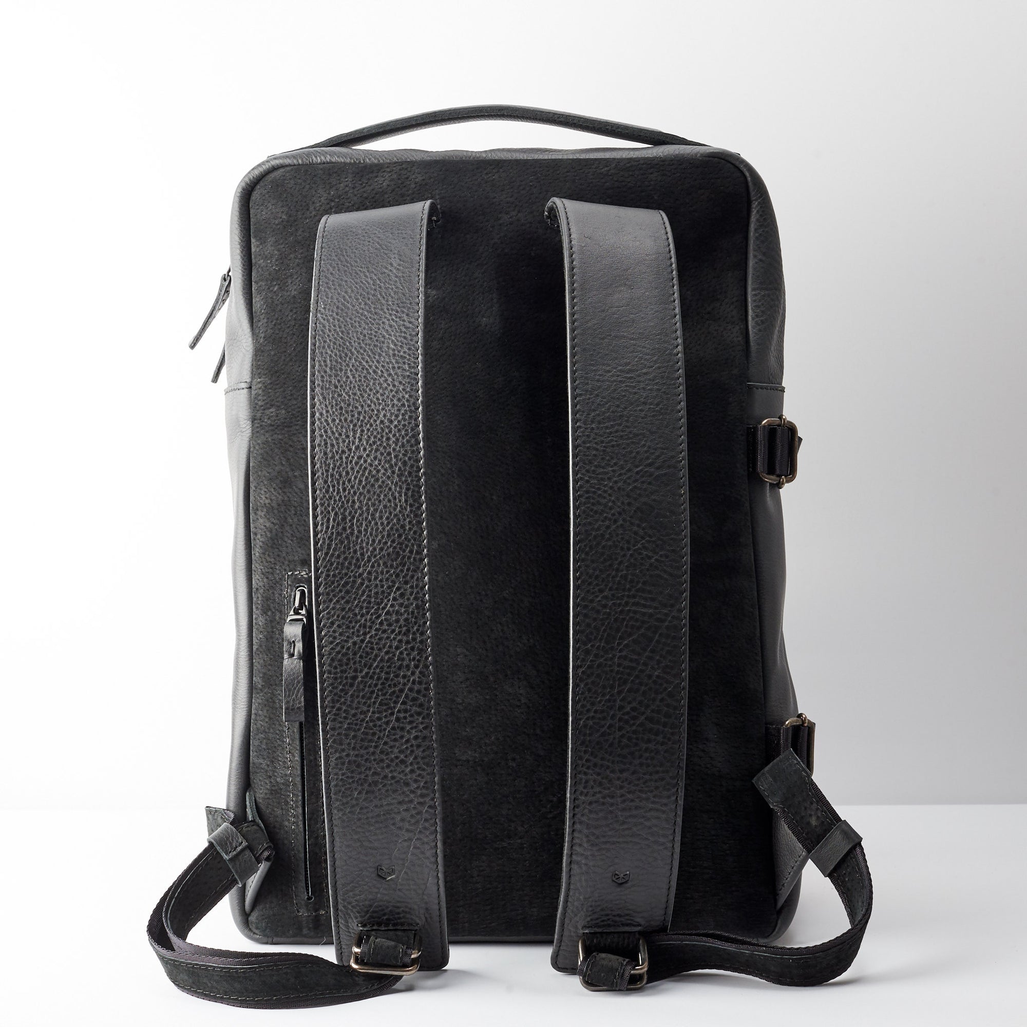 backpacks for college black by capra leather