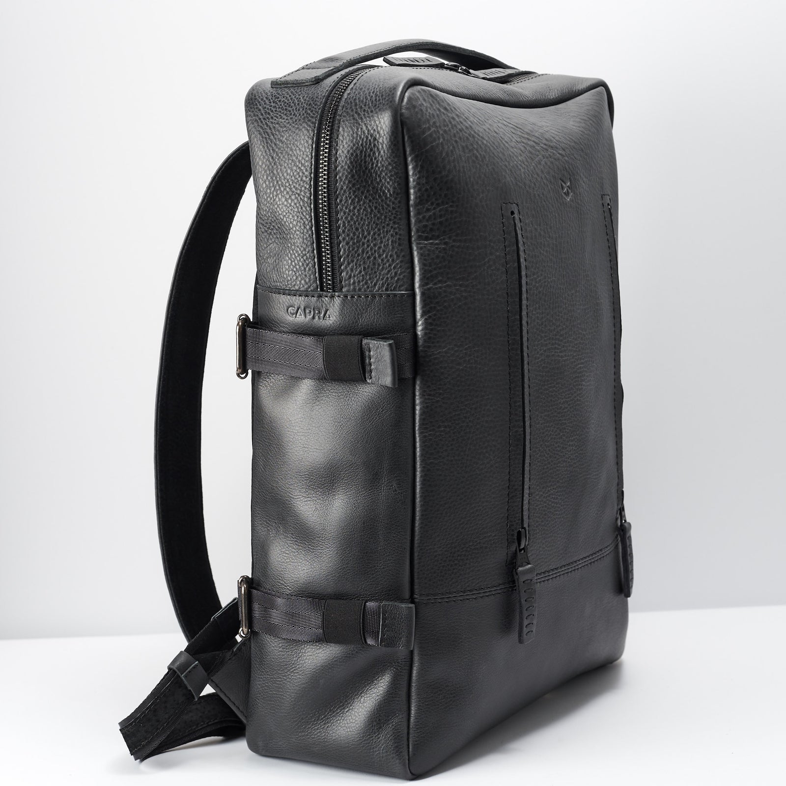 Designer leather laptop backpack online