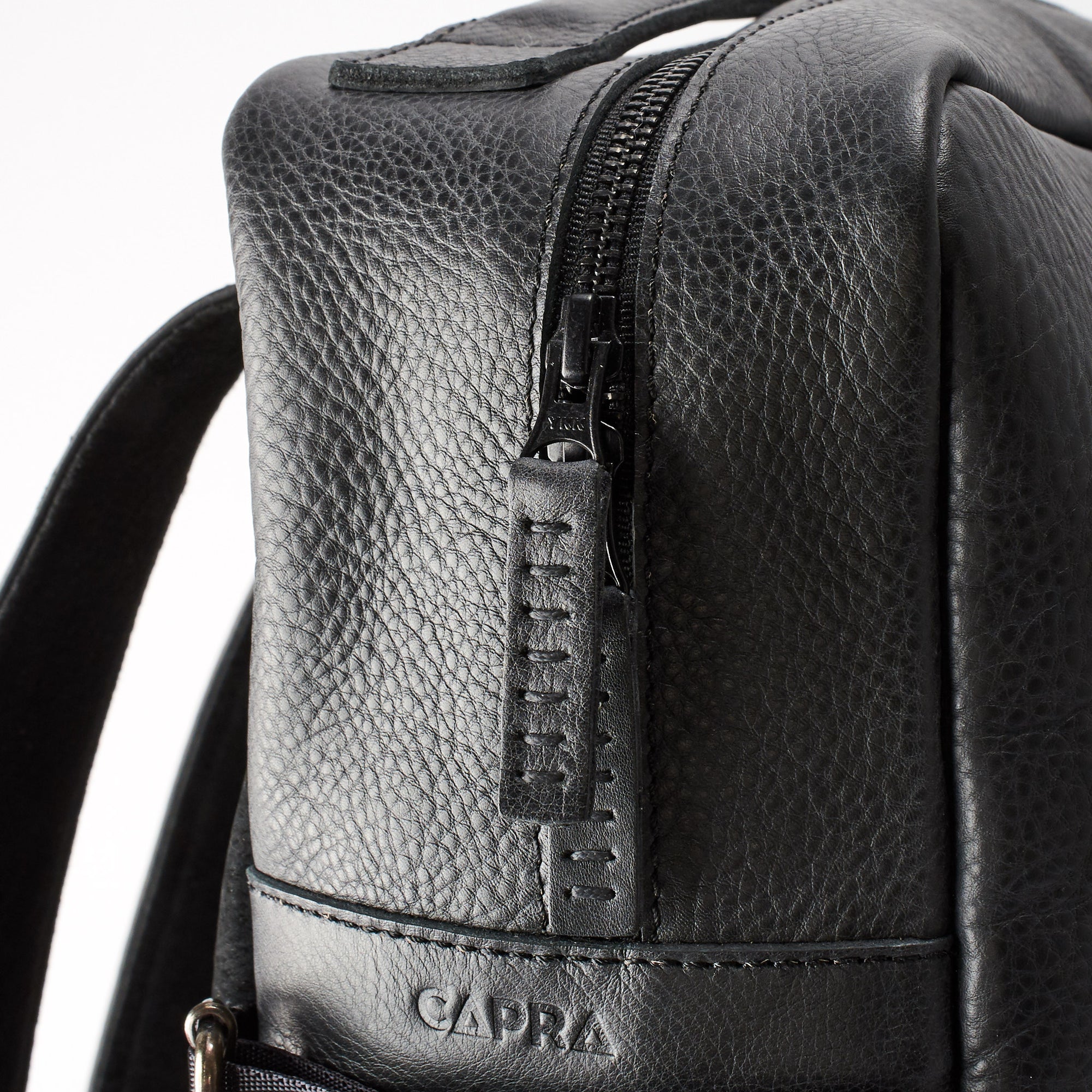 mens backpacks black by capra leather