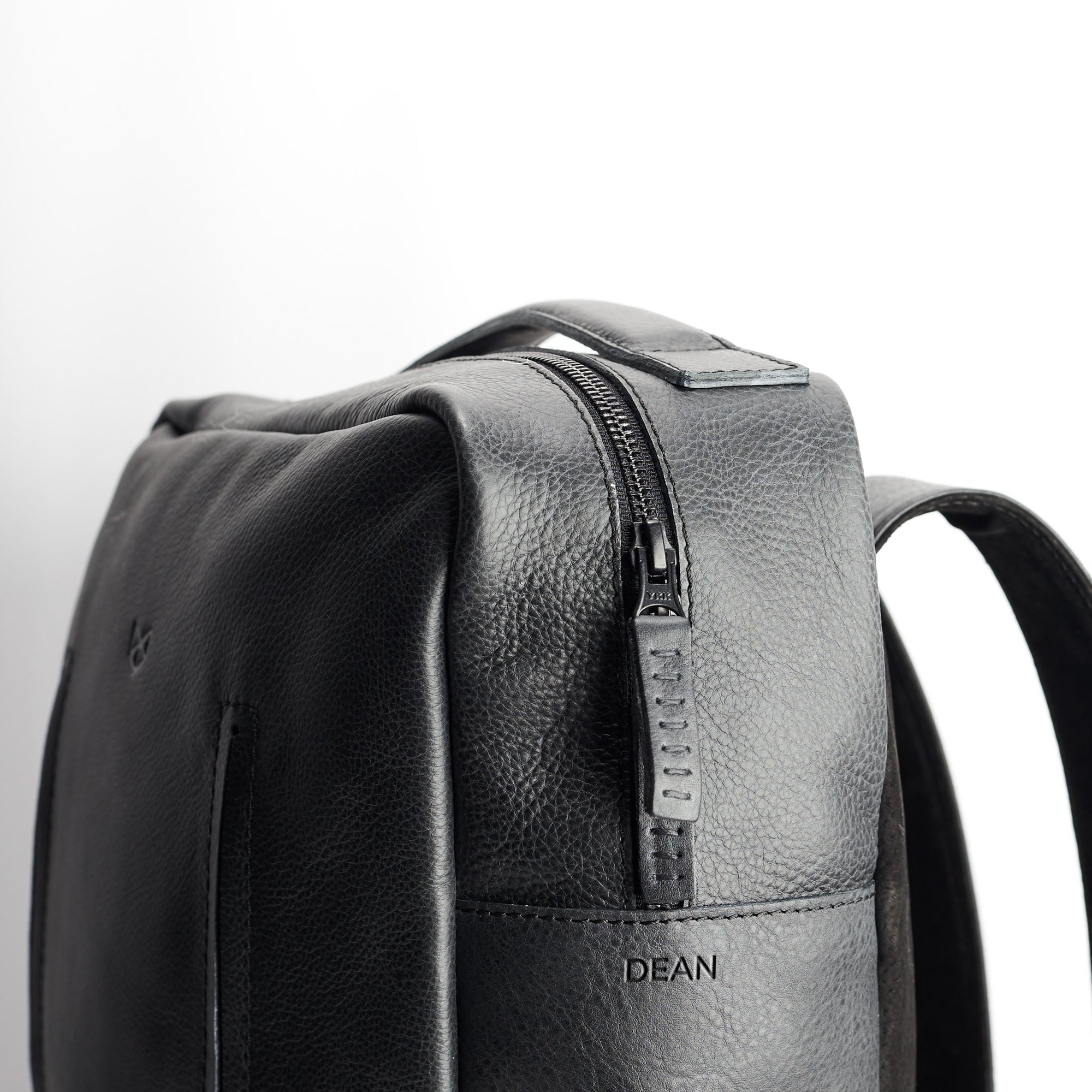 black leather backpacks by capra
