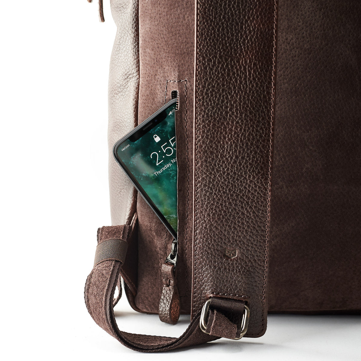 cool backpacks for men dark brown by capra leather