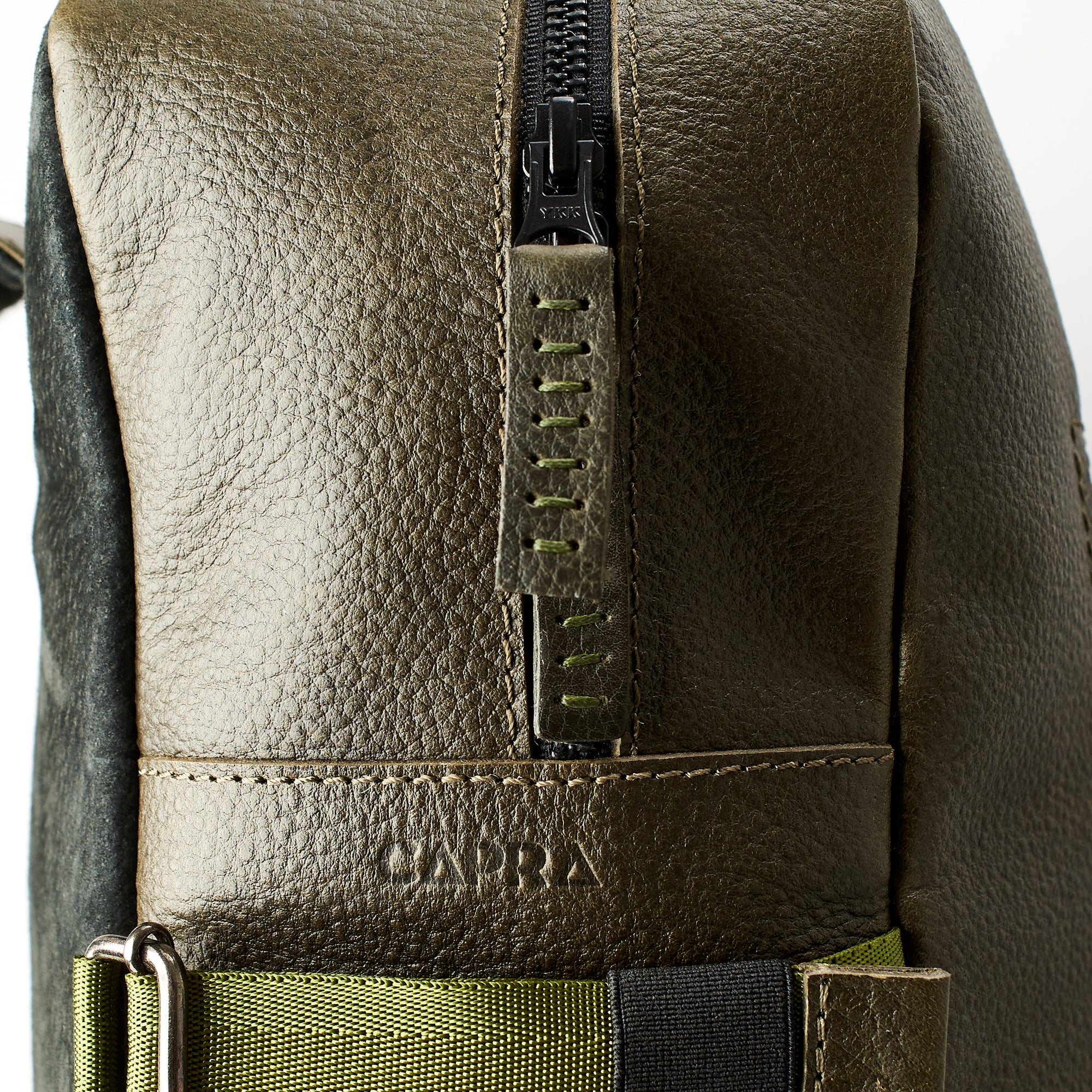 professional backpacks green by capra leather