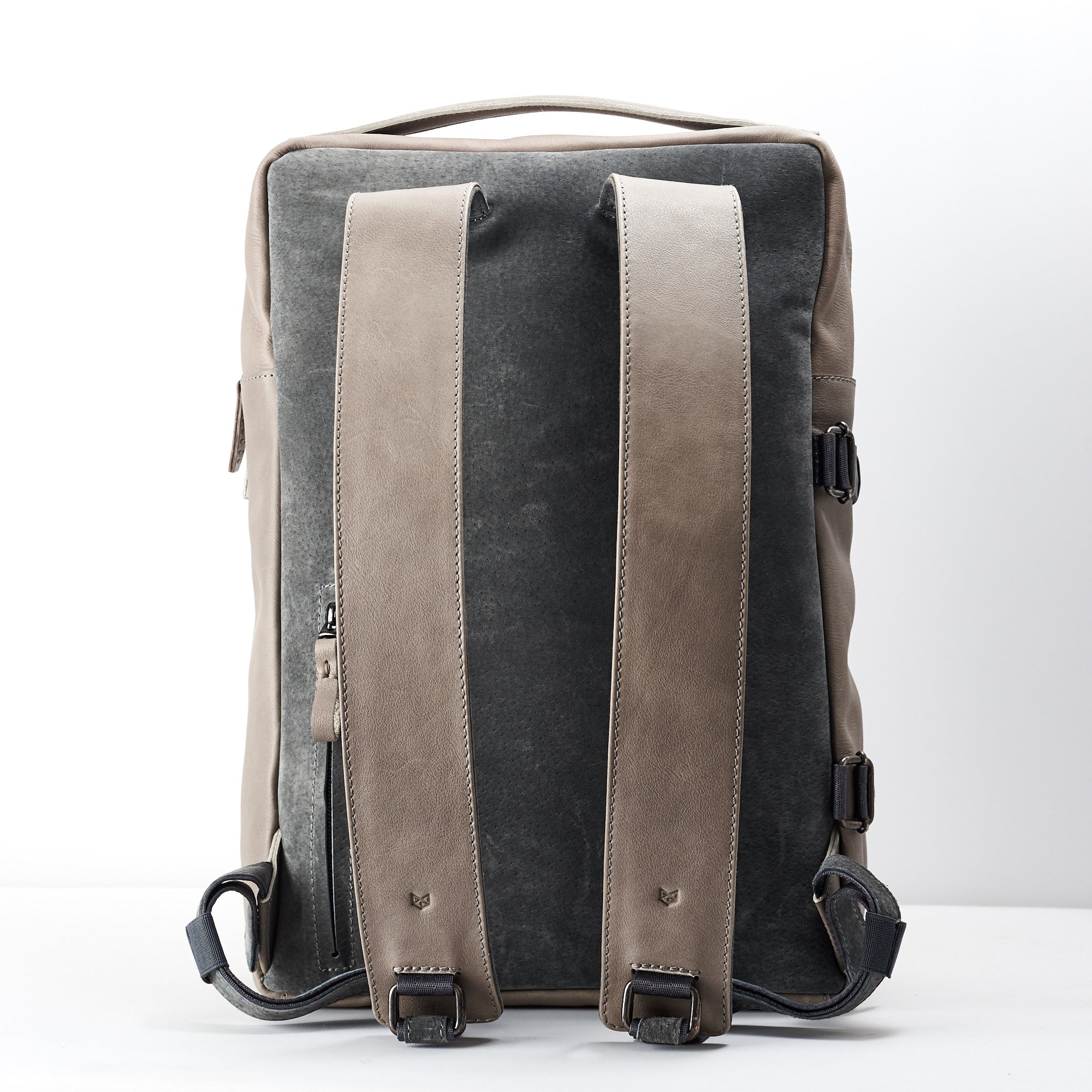 best mens backpack grey by capra leather